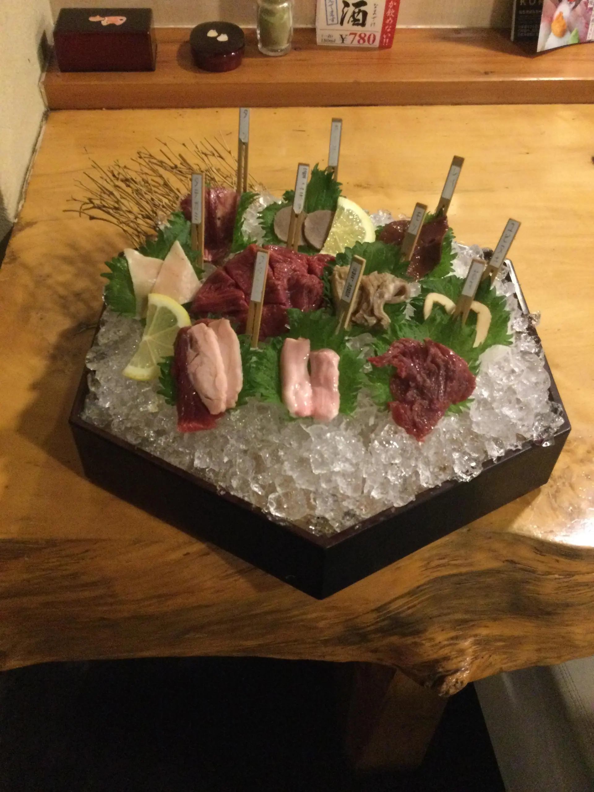 会津ブランド桜のお造り全8品盛り