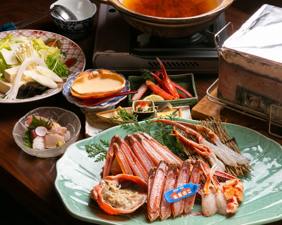 カニを味わい尽くすメニューが揃う