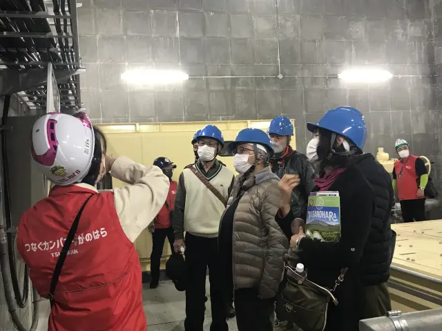 普段は立ち入ることができないダム堤体内部