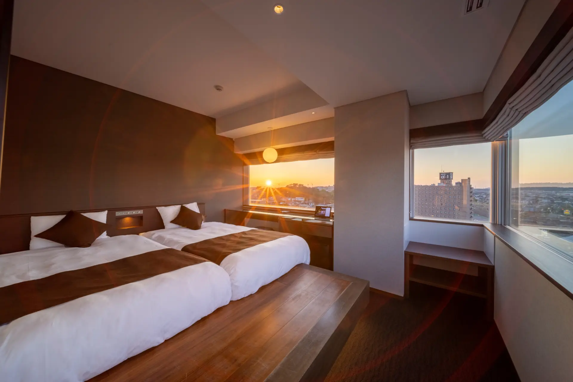 雄大な鳥海山や月山を望める眺望が自慢の「CORNER TWIN」