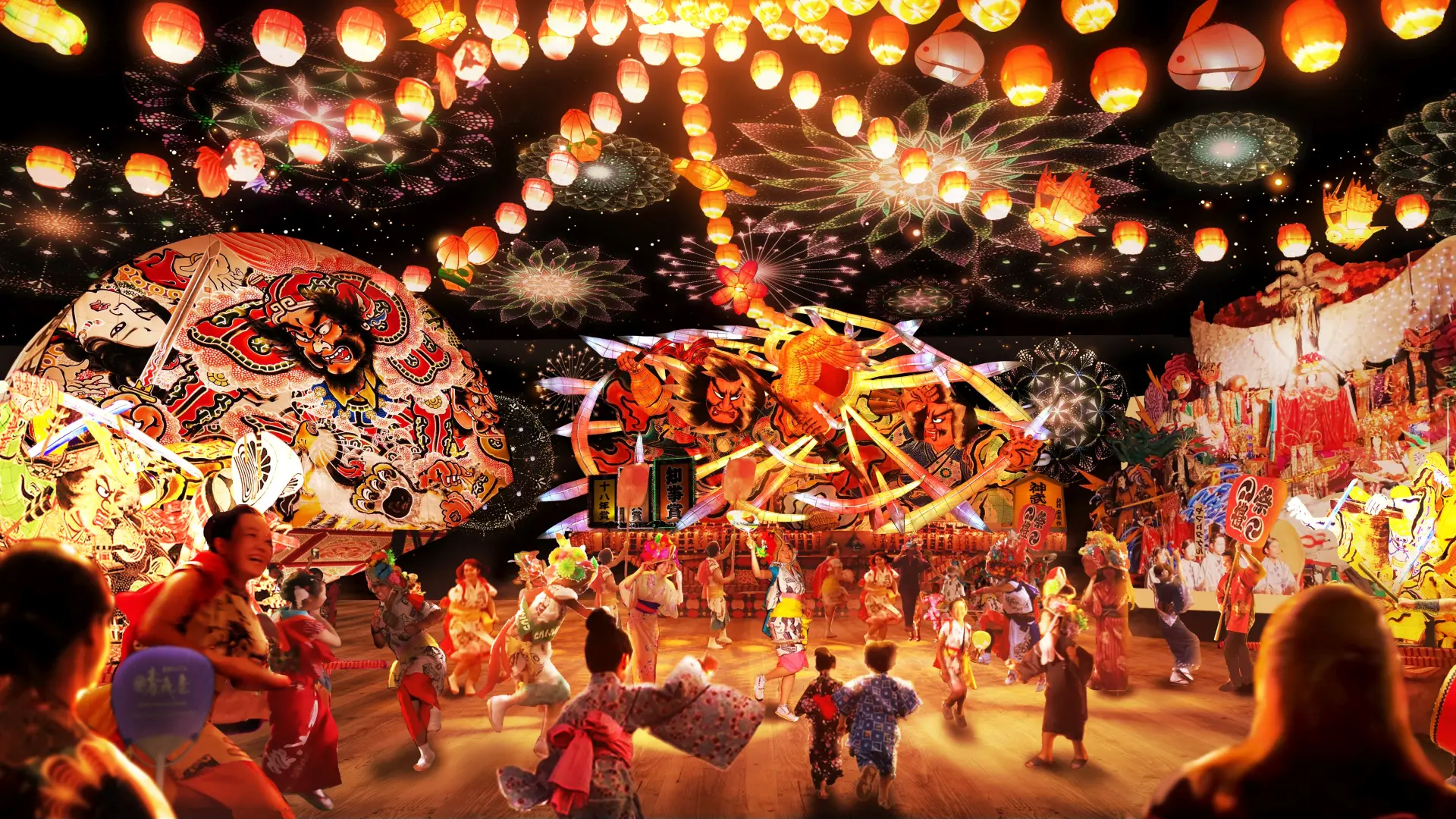 祭りさながらのショーが毎晩開催される