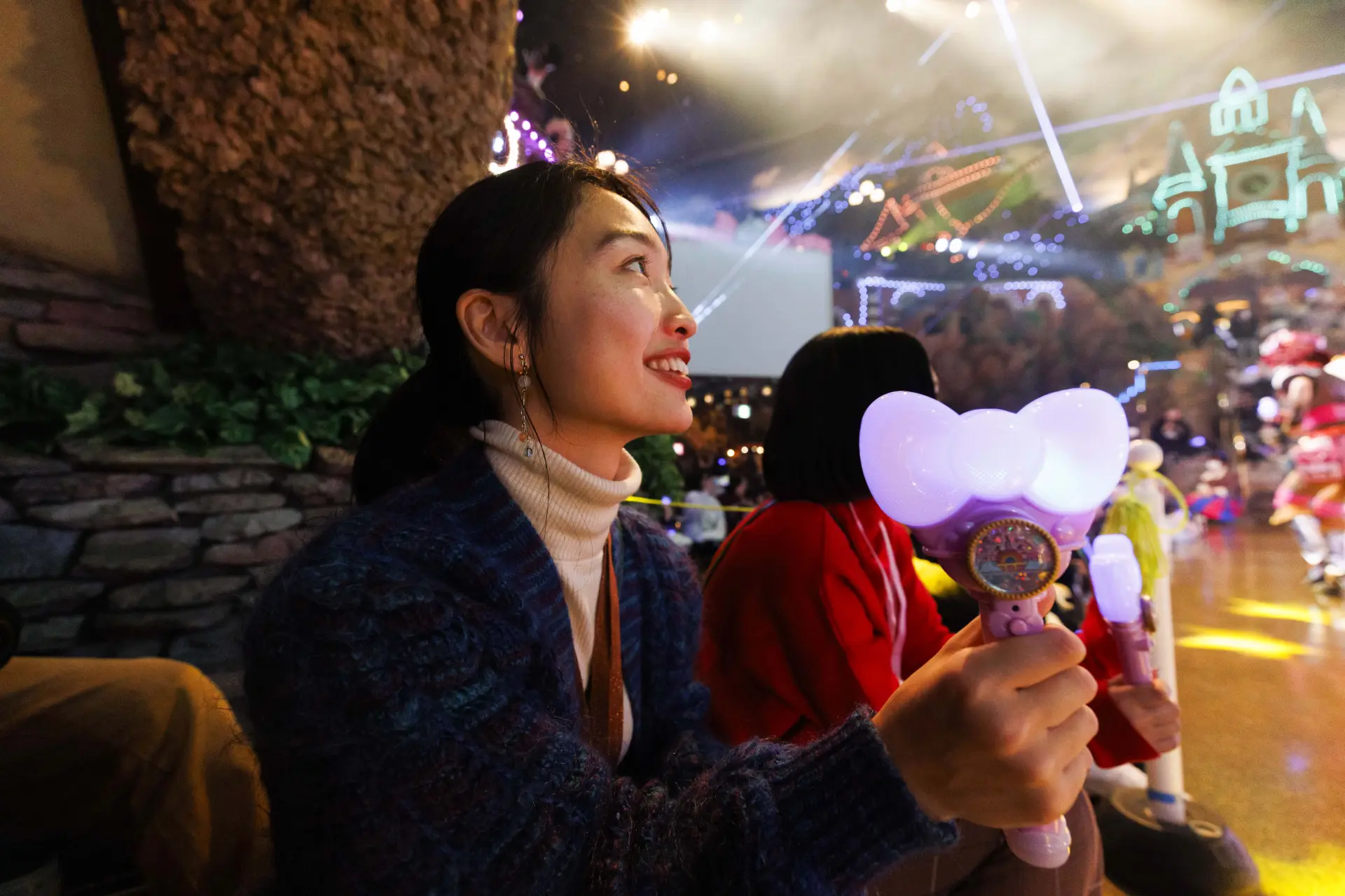 ワンダーリボンライトでパレードをもっと楽しむ