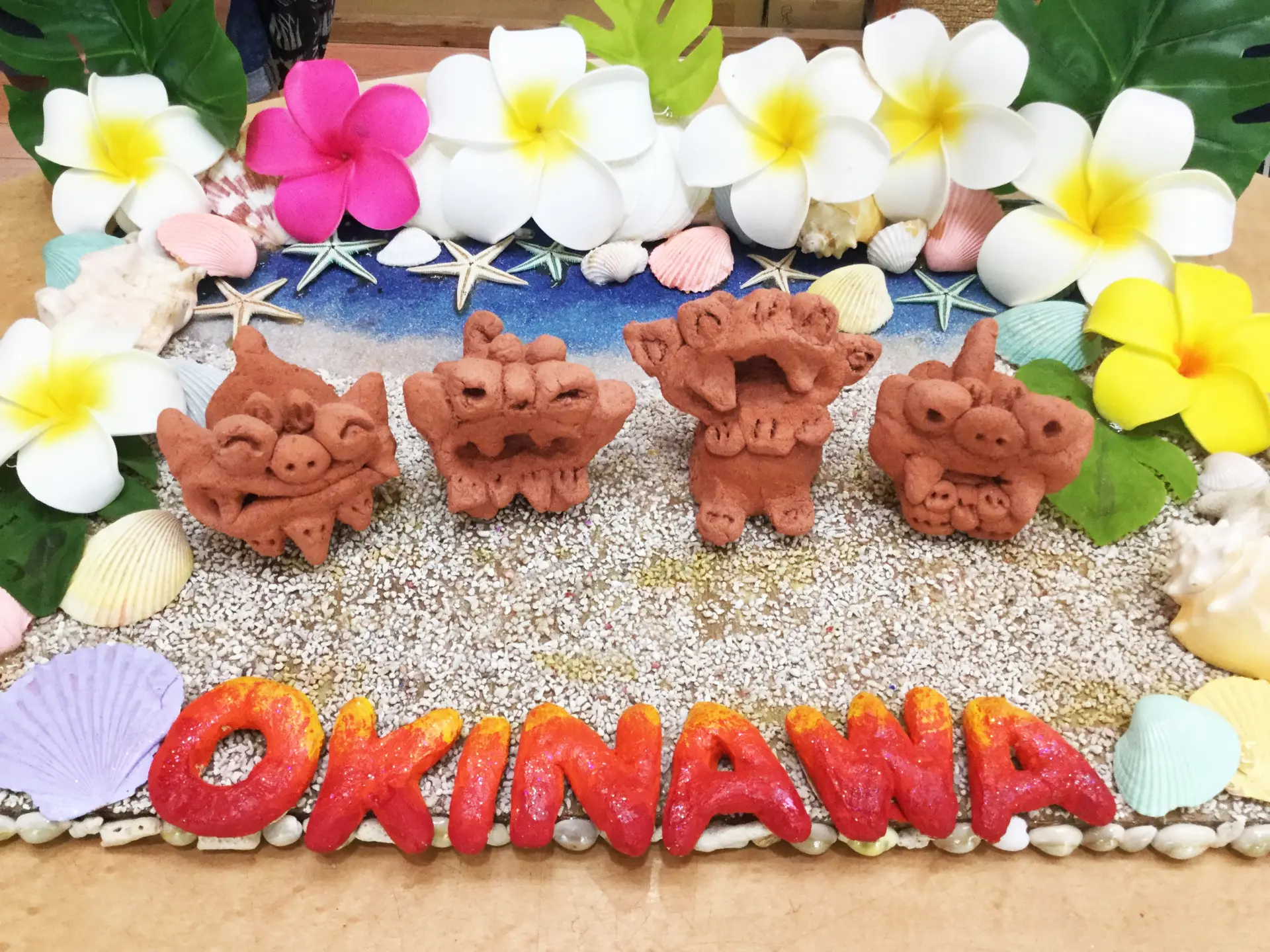 沖縄らしいモチーフを自分の手で仕上げるクラフト体験