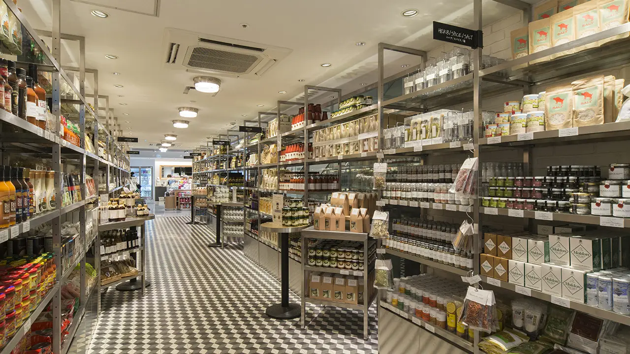 ショップとレストランを融合した世界の美味しいものが集まるマーケット