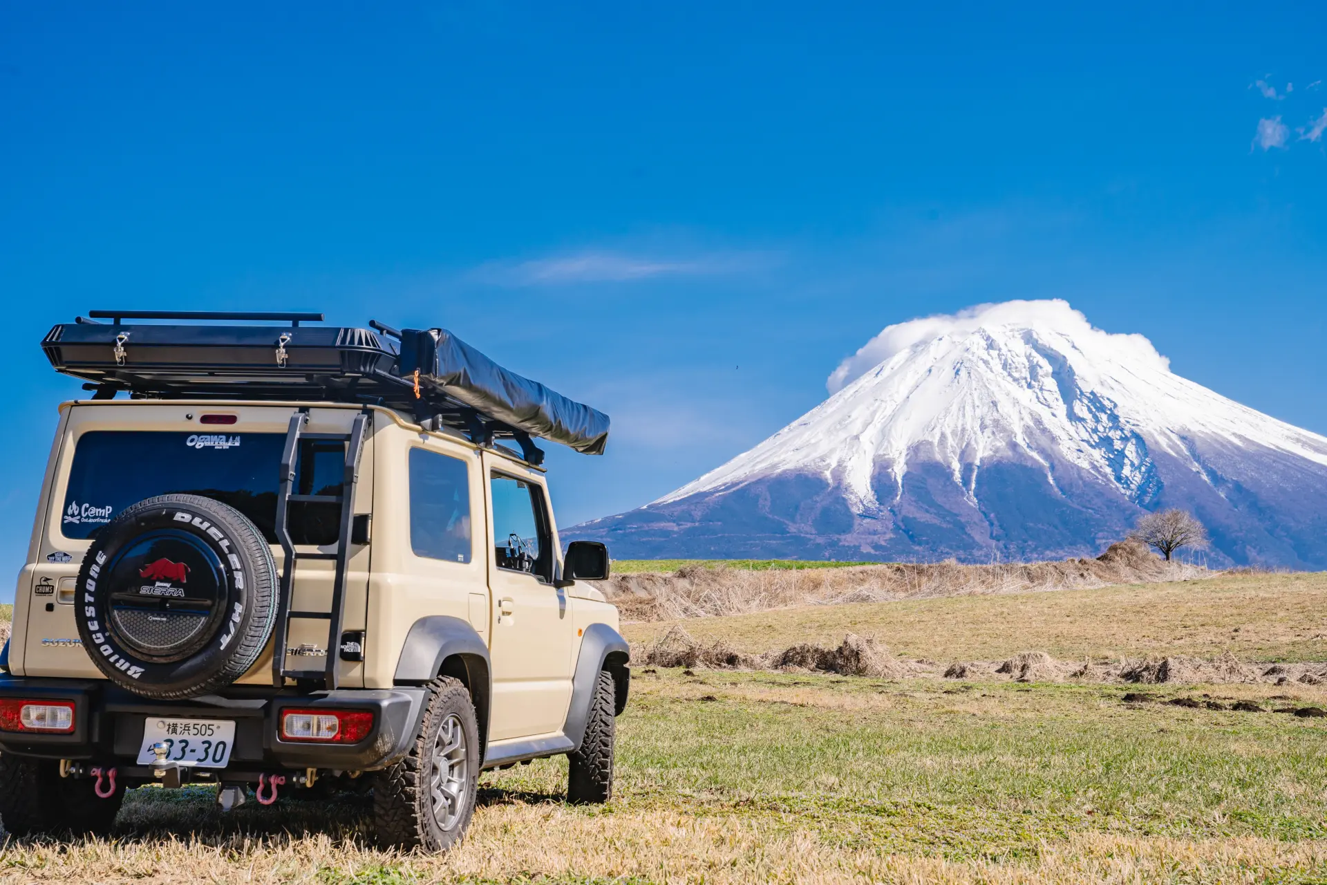 直近で見る富士山は圧巻の景色だ