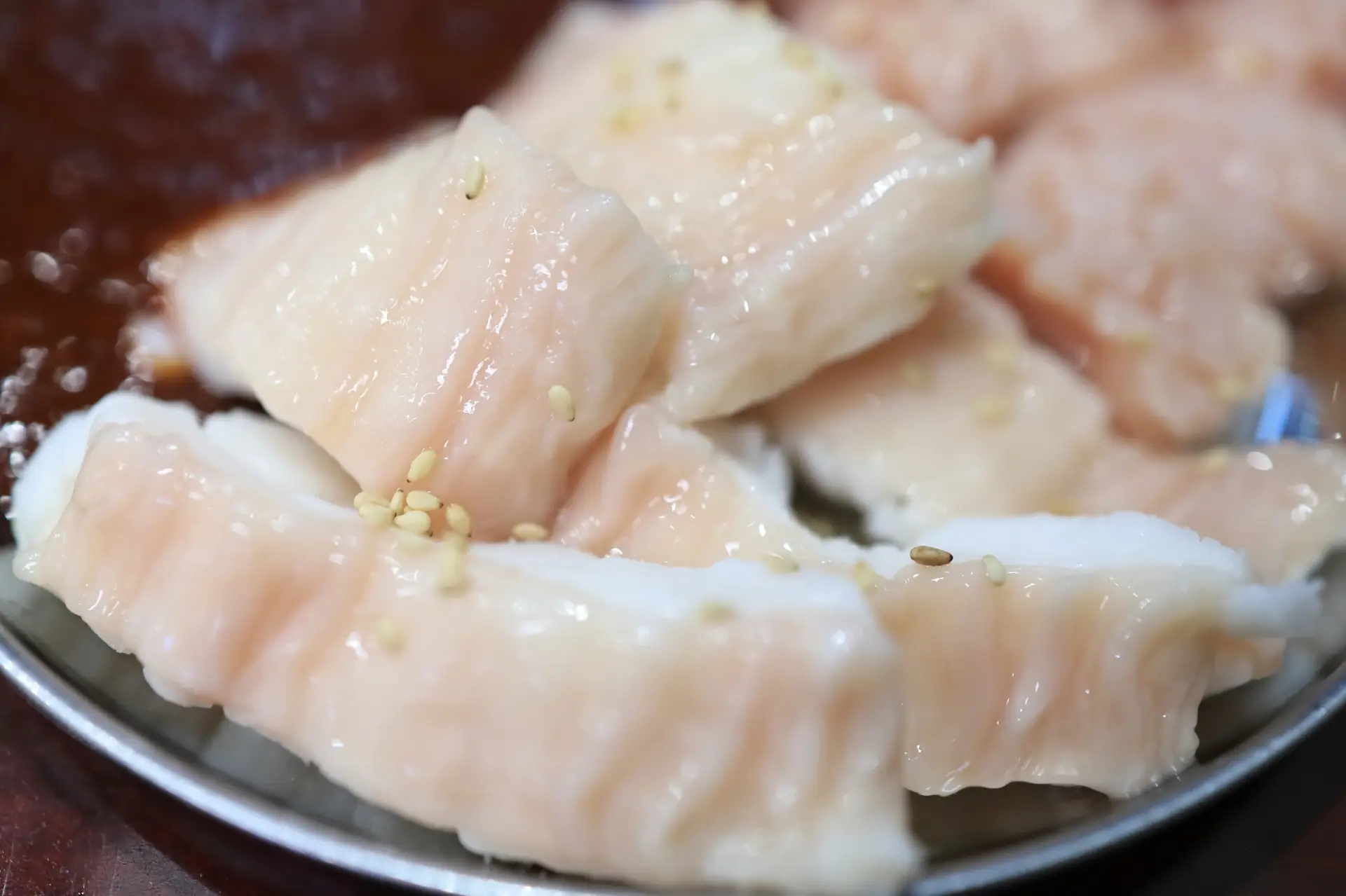 大腸にあたる部位を指すシマチョウ