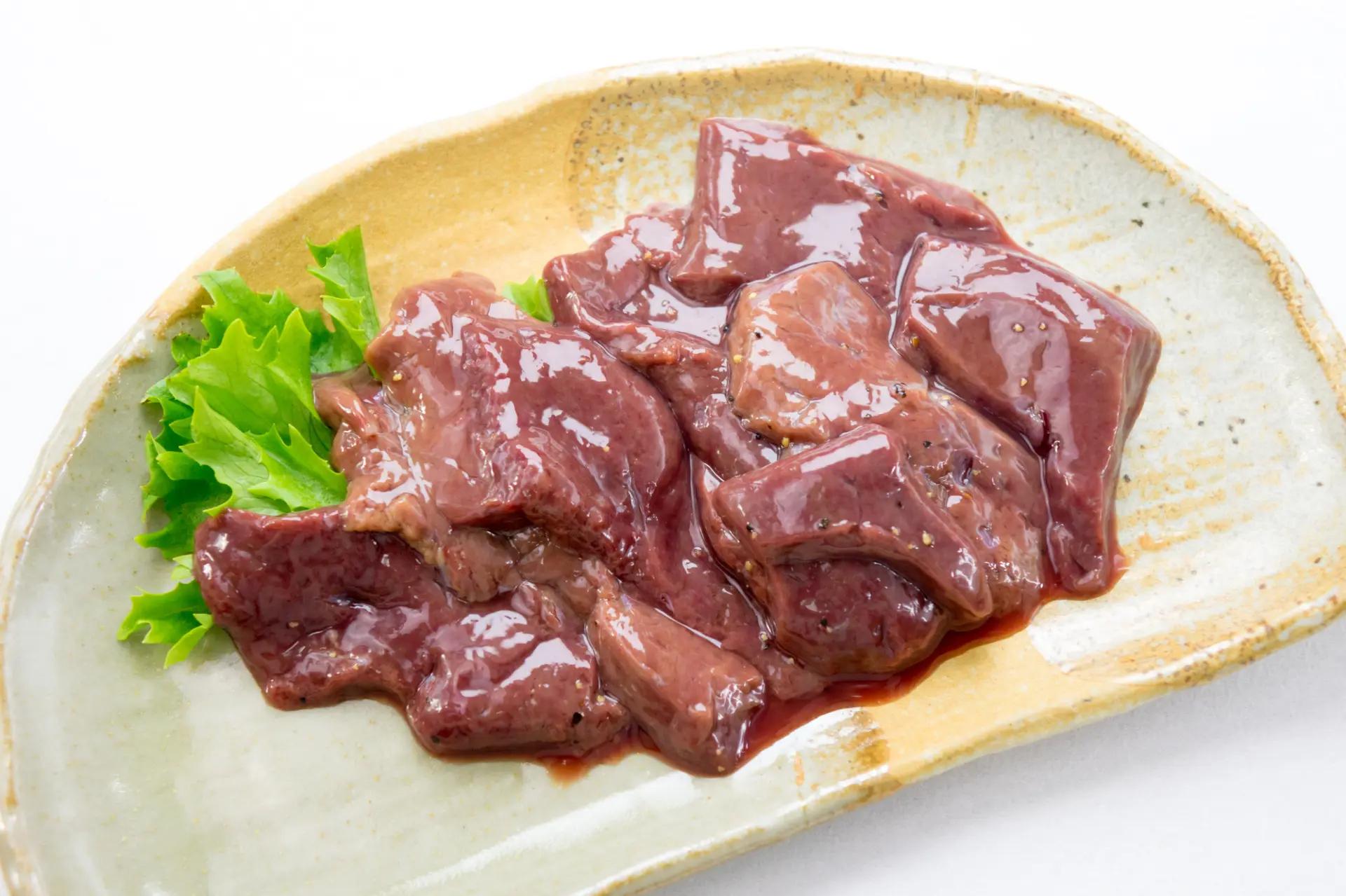 肝臓にあたる部位を指すレバー