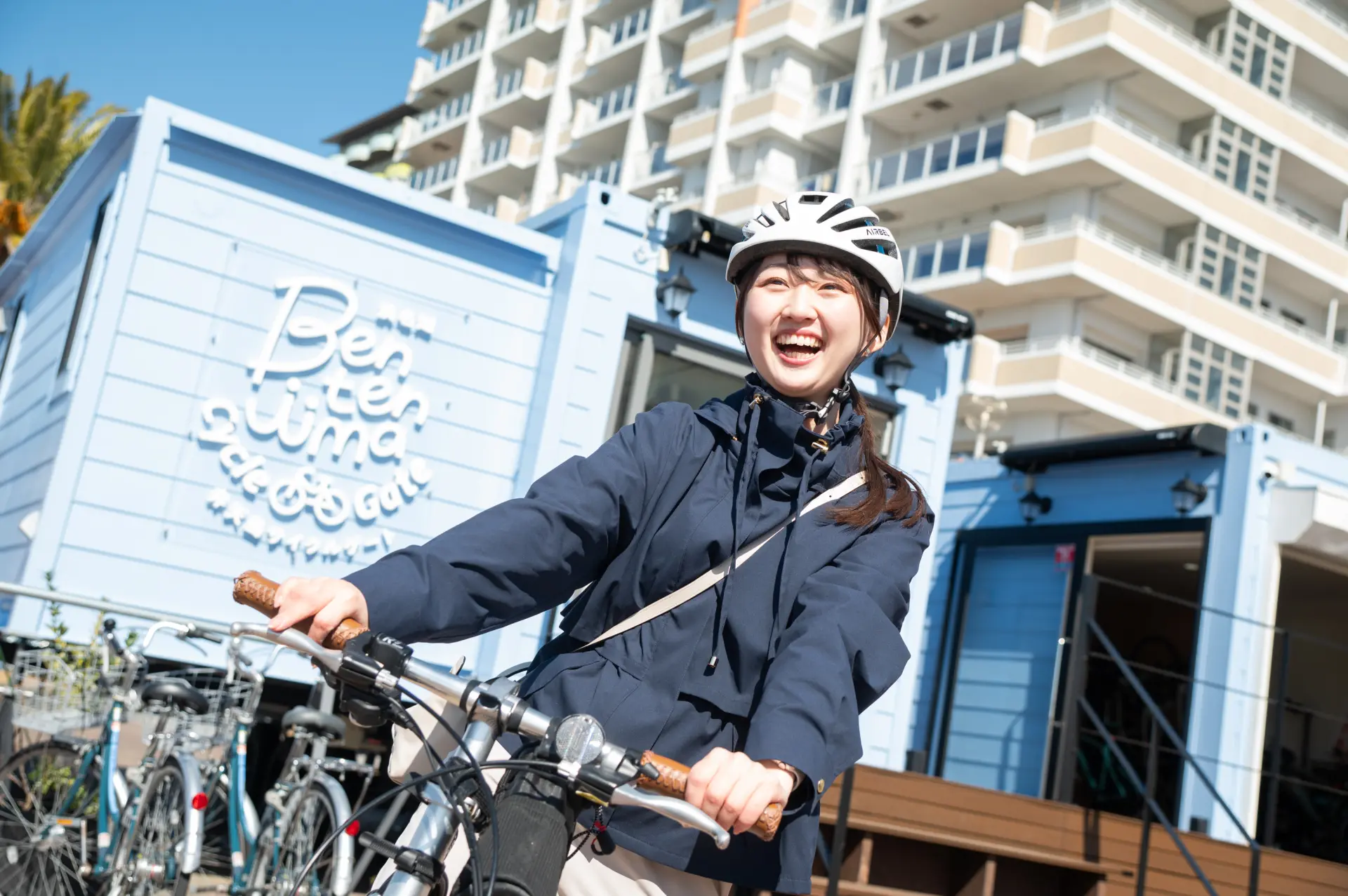 お気に入りの自転車を選んでサイクリングスタート