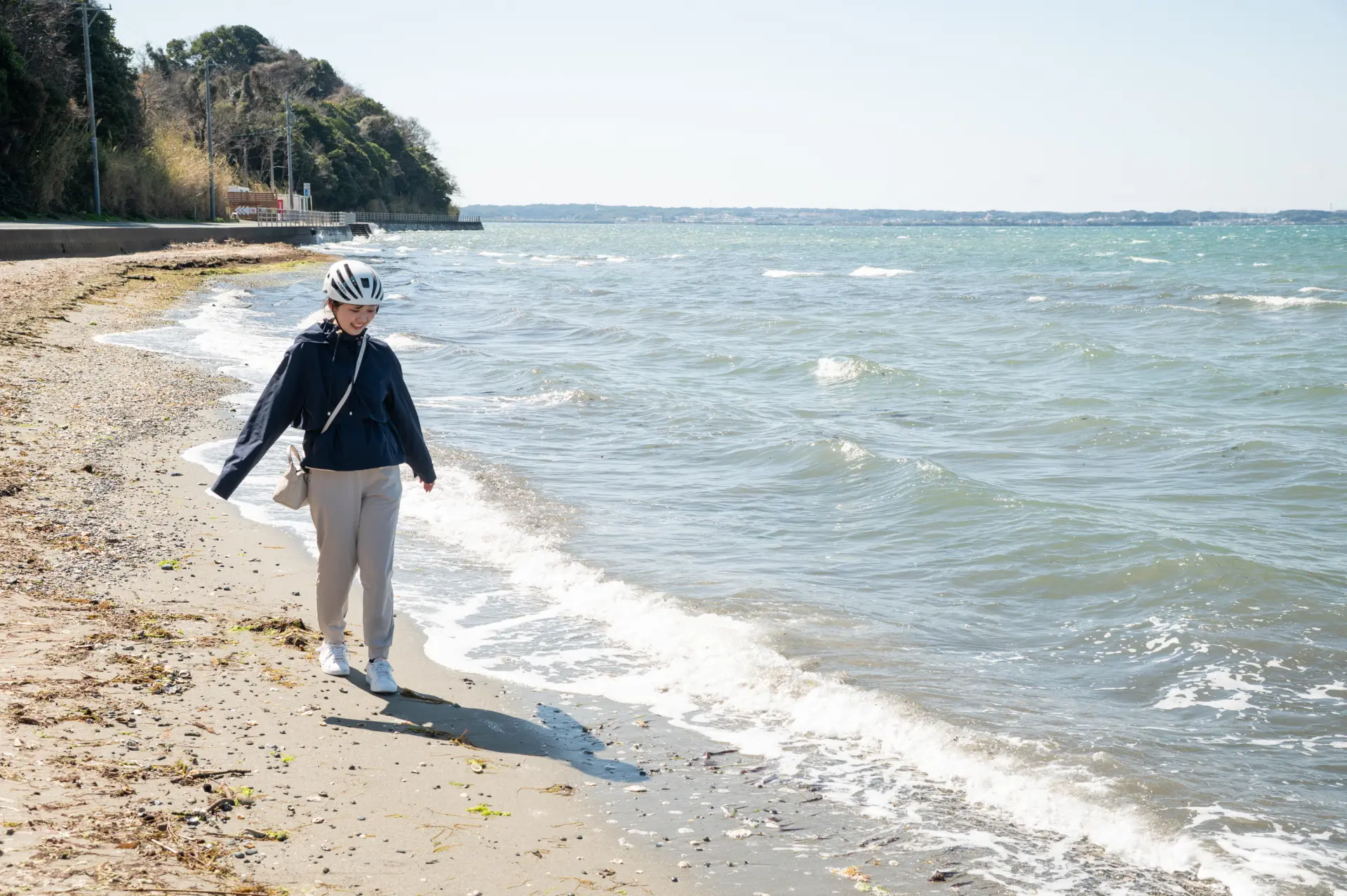 観光客にはあまり知られていない内山海岸