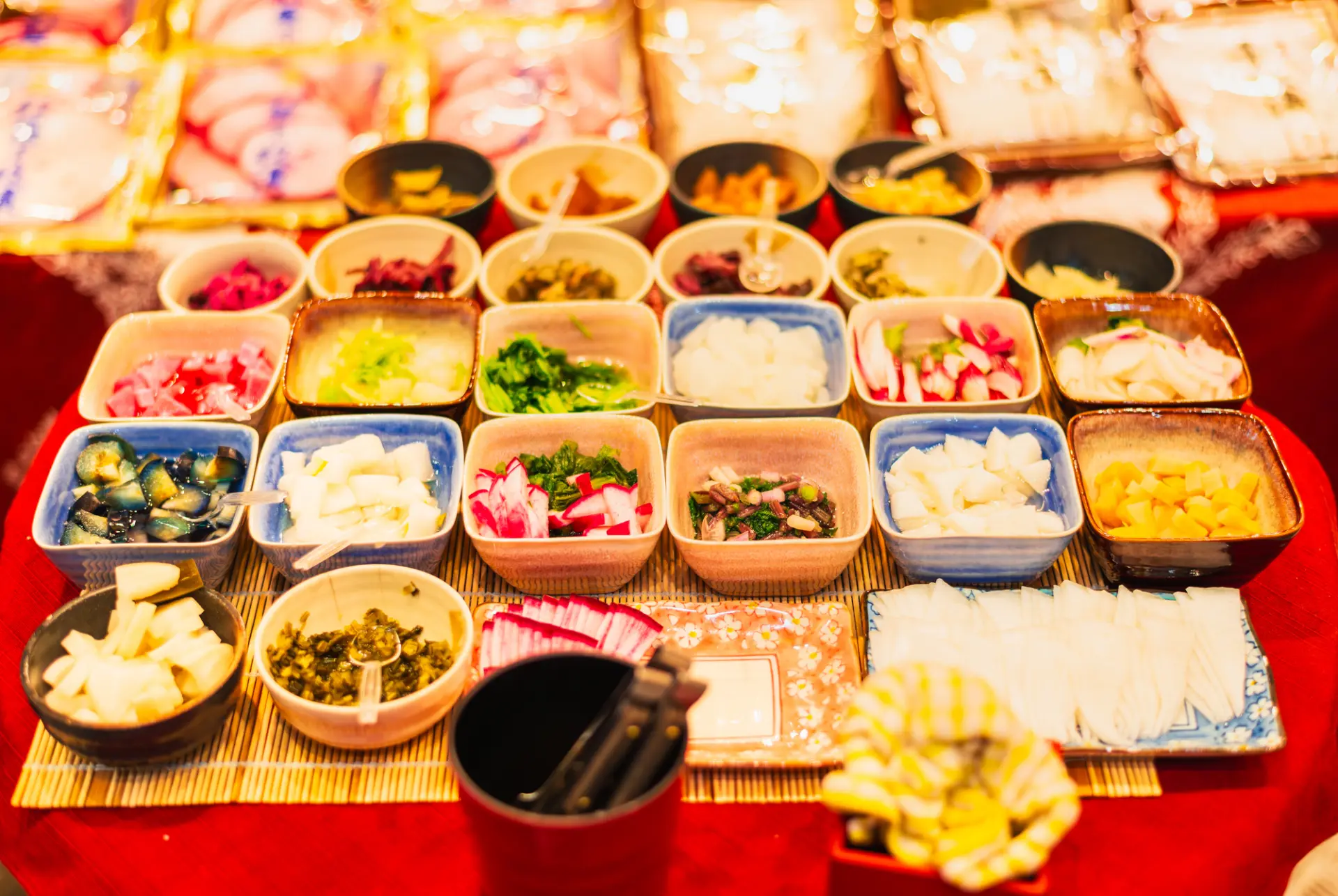 Kyoto pickles, one of Nishiki Market’s specialties