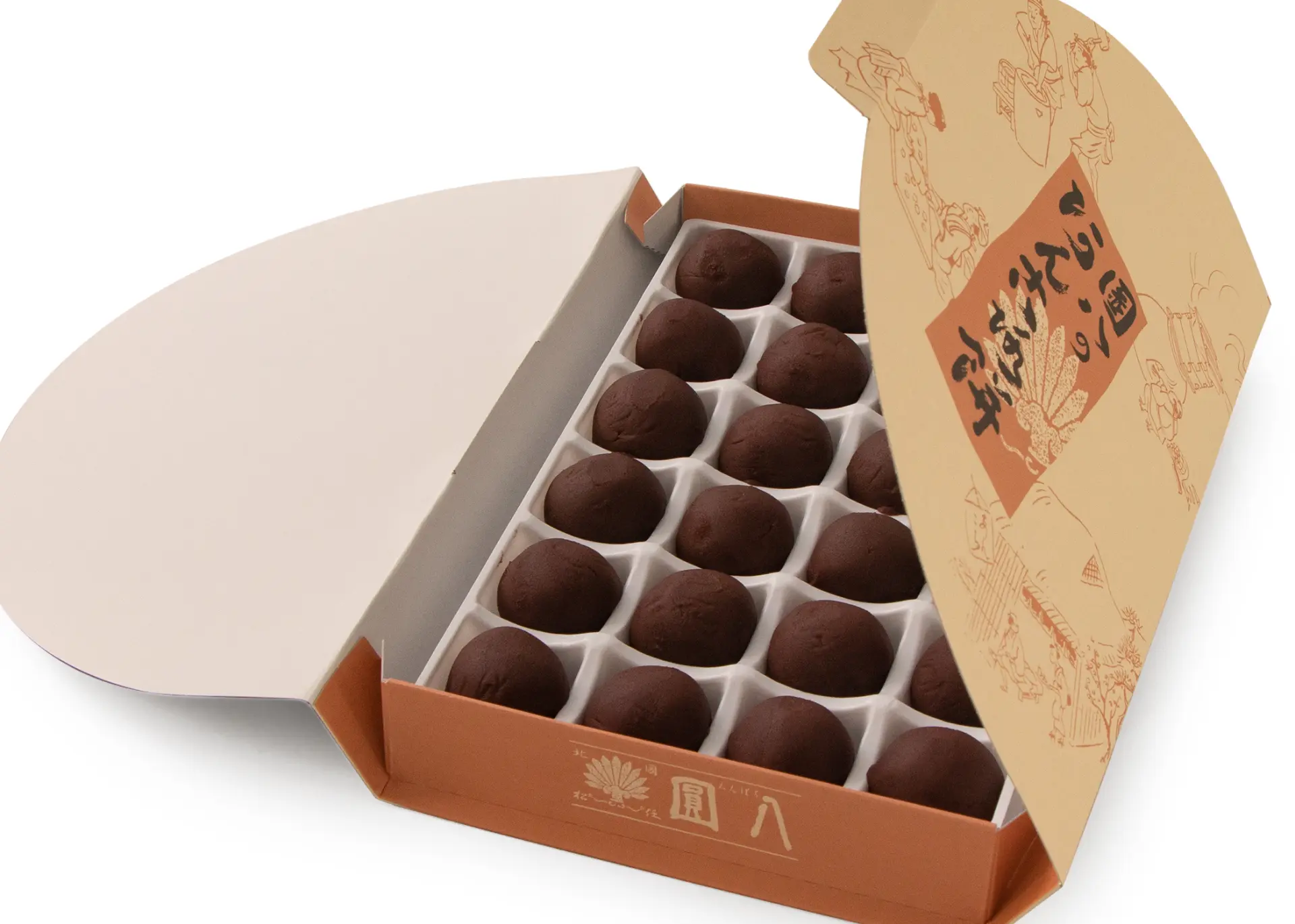 やわらかな餅とこしあんが一体になった定番の和菓子