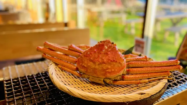 冬の限定メニュー「丸ごと1杯オオズワイガニ」