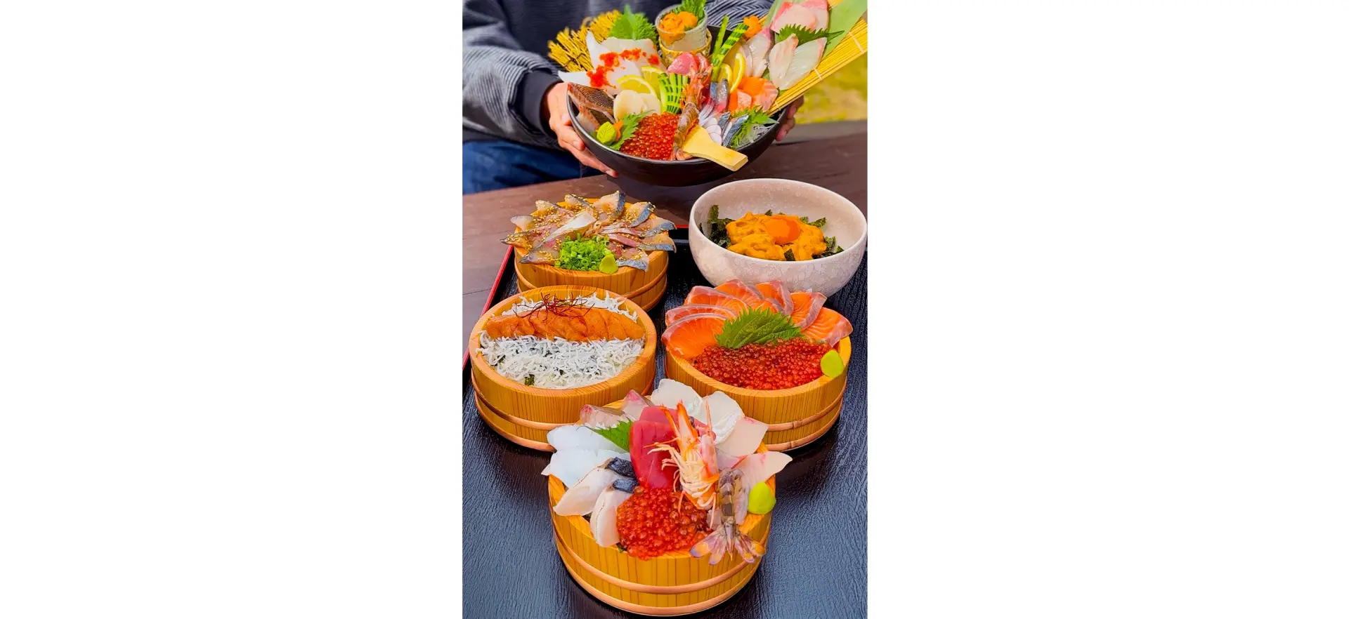 海鮮丼は全15種類