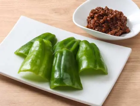 能尝到和牛鲜美与青椒清爽香气