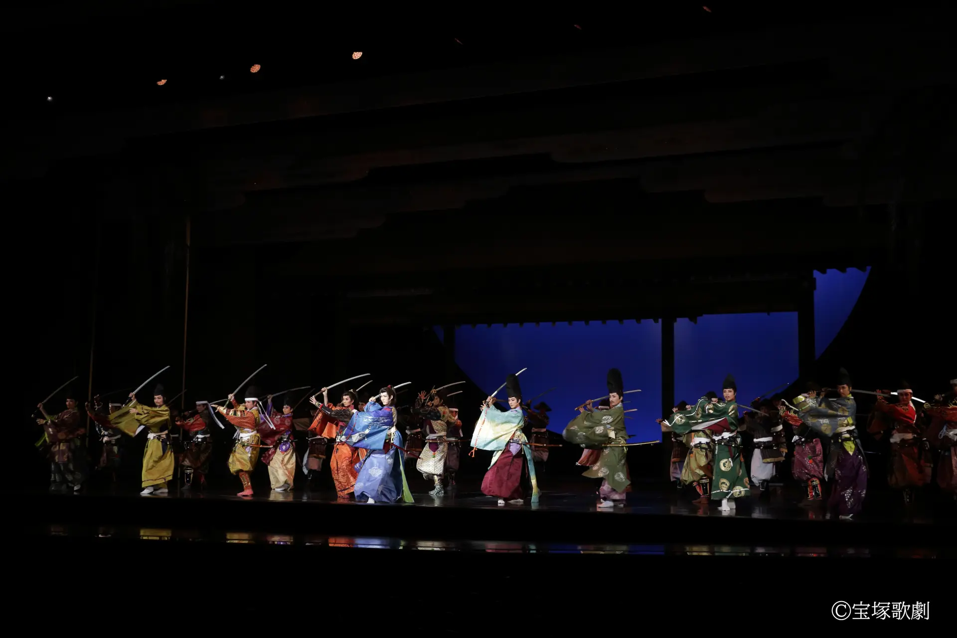 ฉากหนึ่งจากการแสดงเรื่อง "Sogetsusho -Heike Shuenn no Chigiri-"