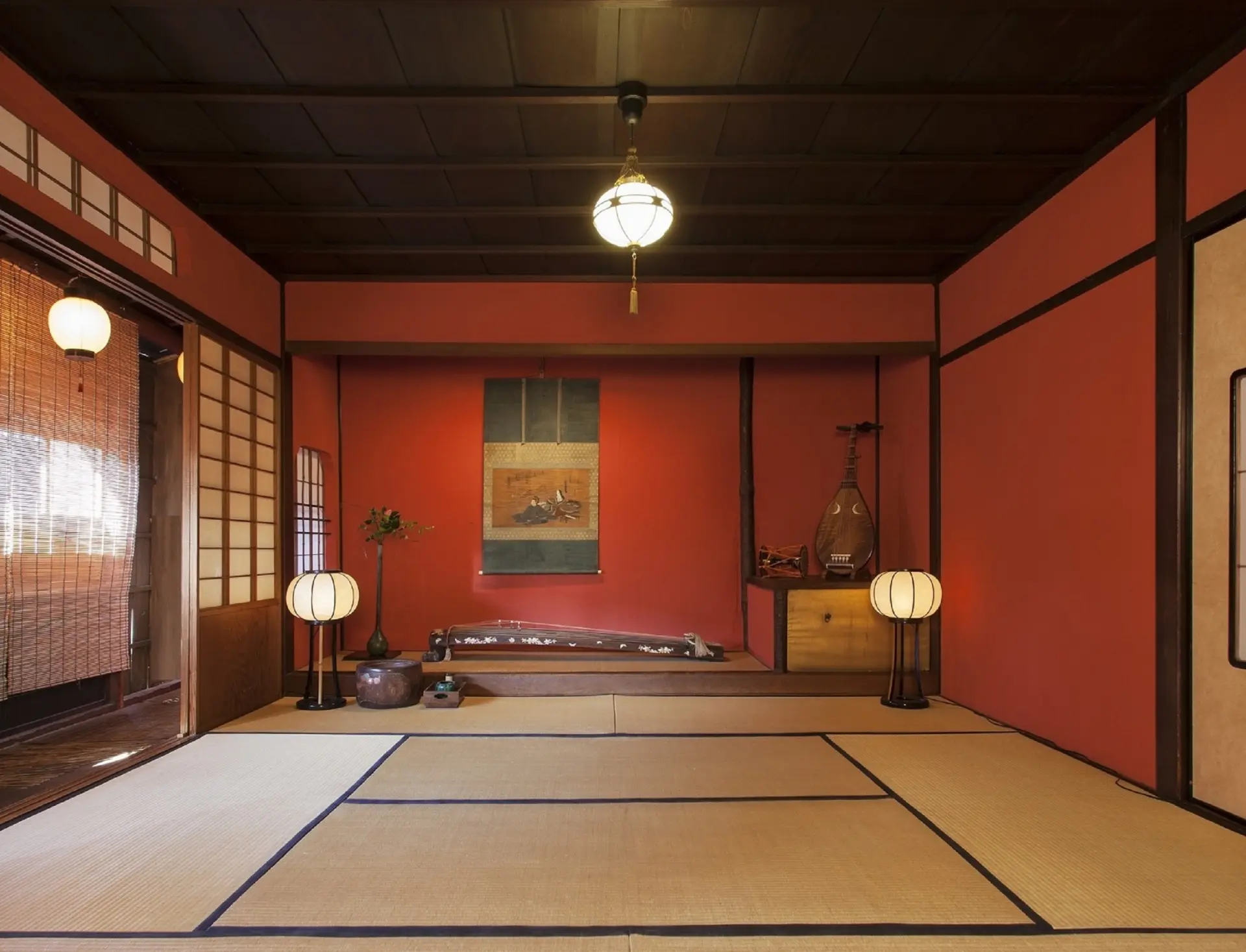 文政3年(1820年)に建てられたお茶屋で前座敷など当時の姿を見ることができる