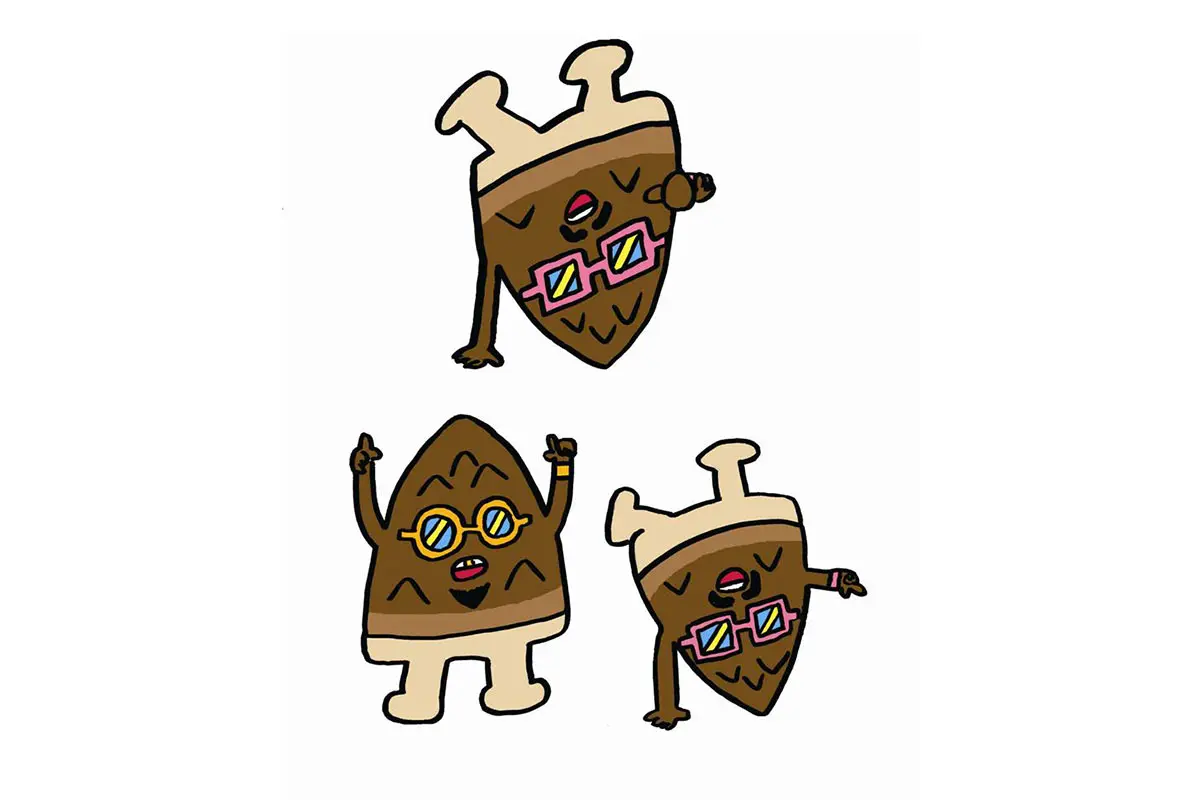 「たけのこの里」の公式キャラクター・たけ里ブラザーズ