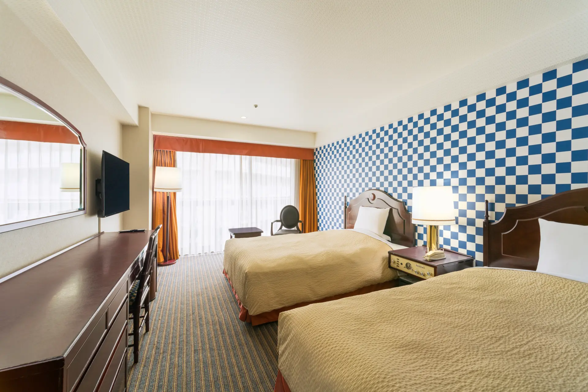 オリエンタルテイストを散りばめたスタンダードルーム