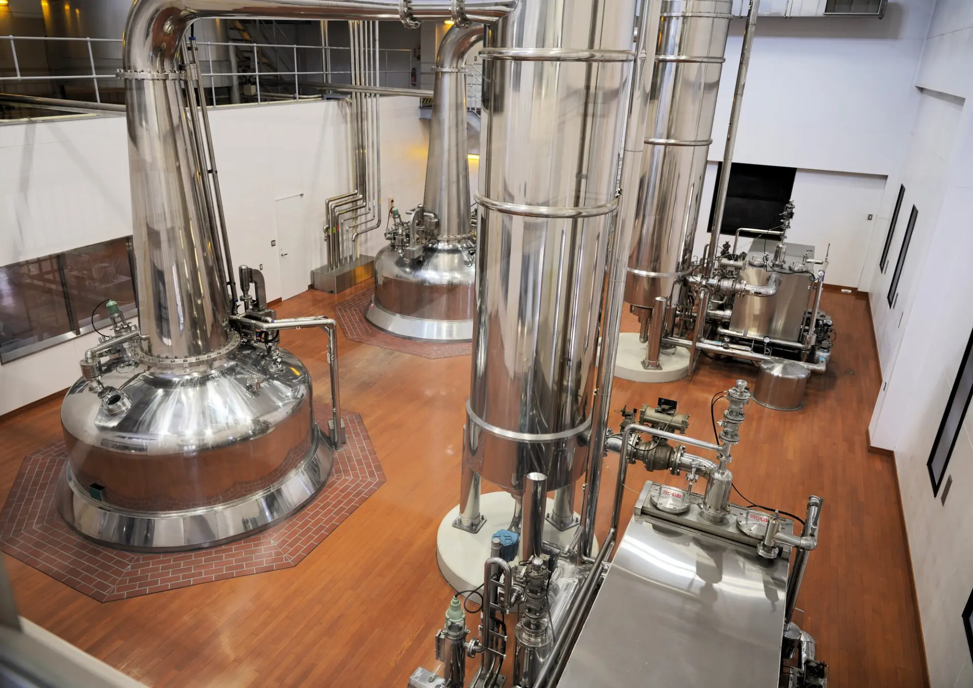 乙類焼酎を造る際に用いられるポットスチル蒸留装置