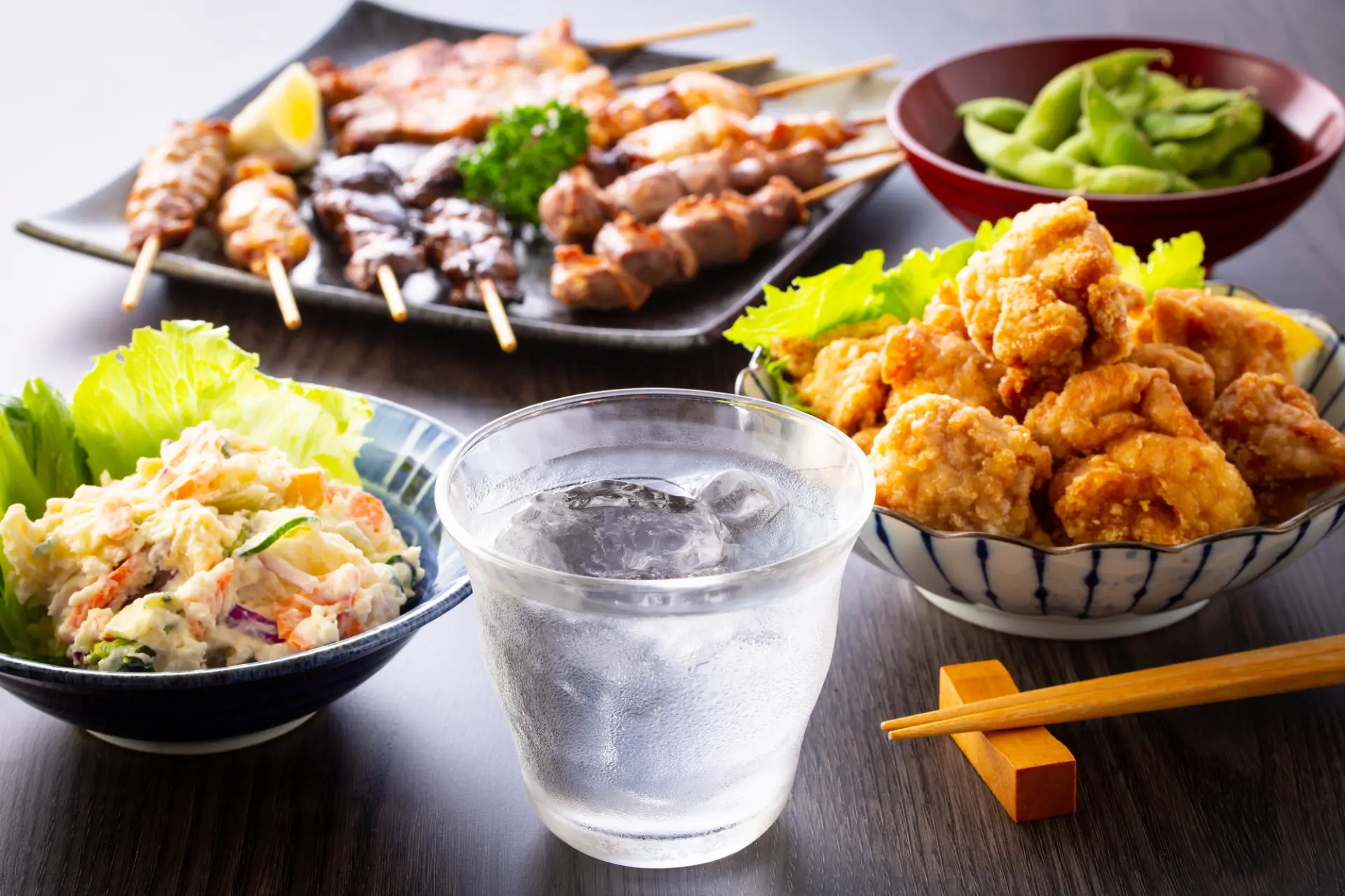 焼酎と料理はお互いの美味しさを引き立てる