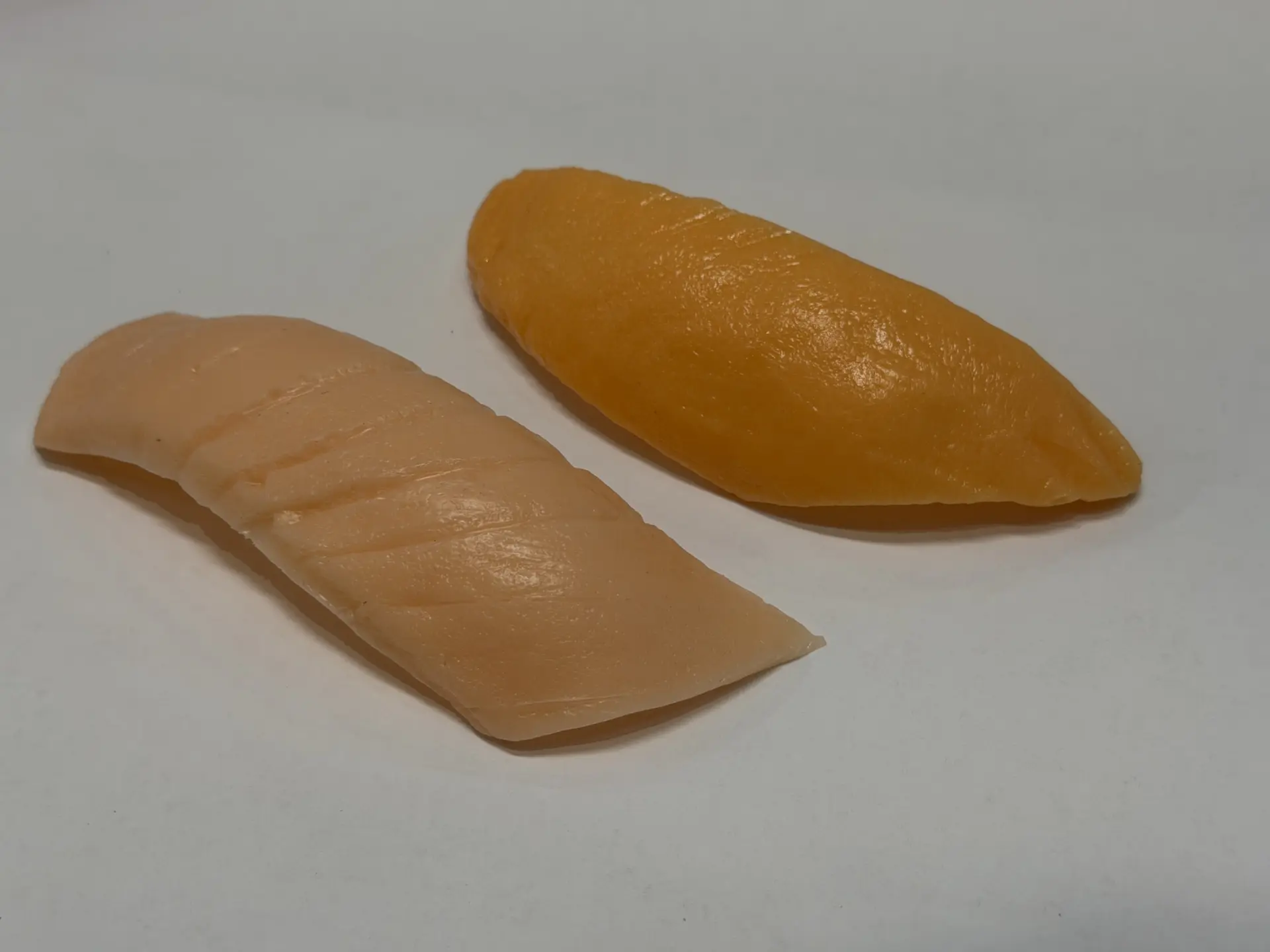 ポリ塩化ビニルで作られた寿司ネタ