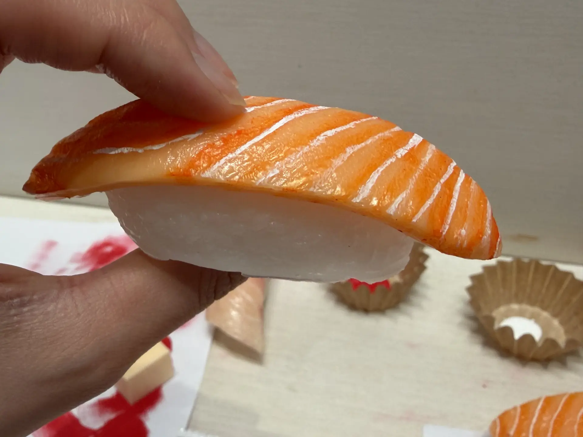 しゃりをくっつける