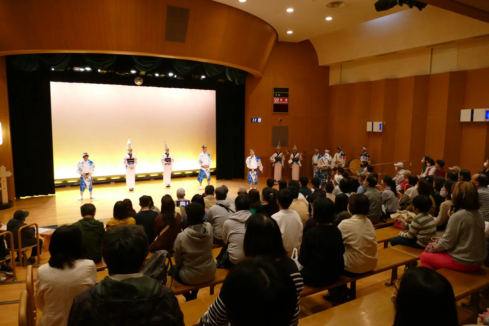 阿波おどりの公演も1日4回実施。実際に阿波おどりを鑑賞できる