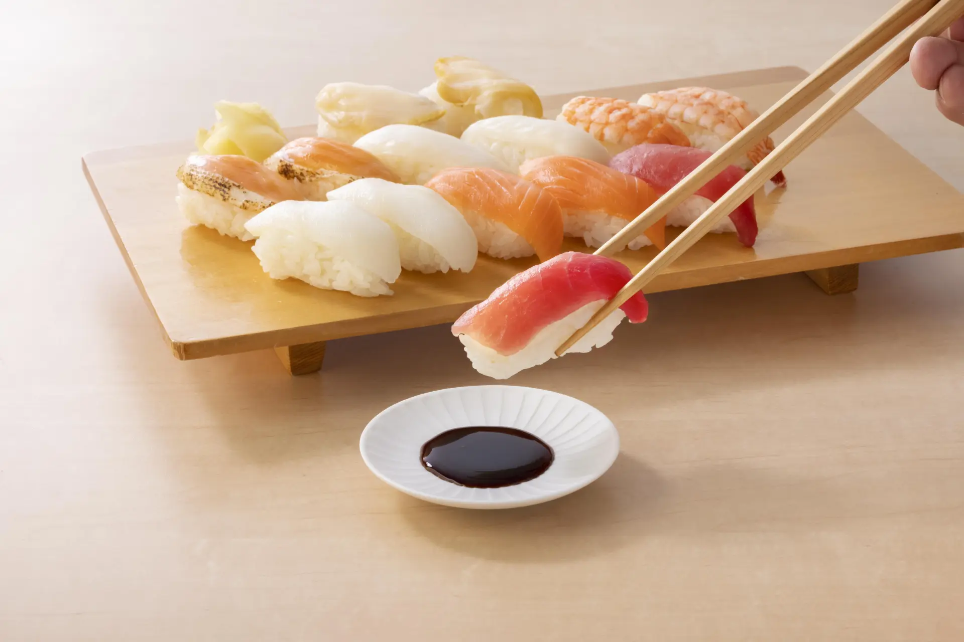 「握り寿司」も食べ放題で楽しめる