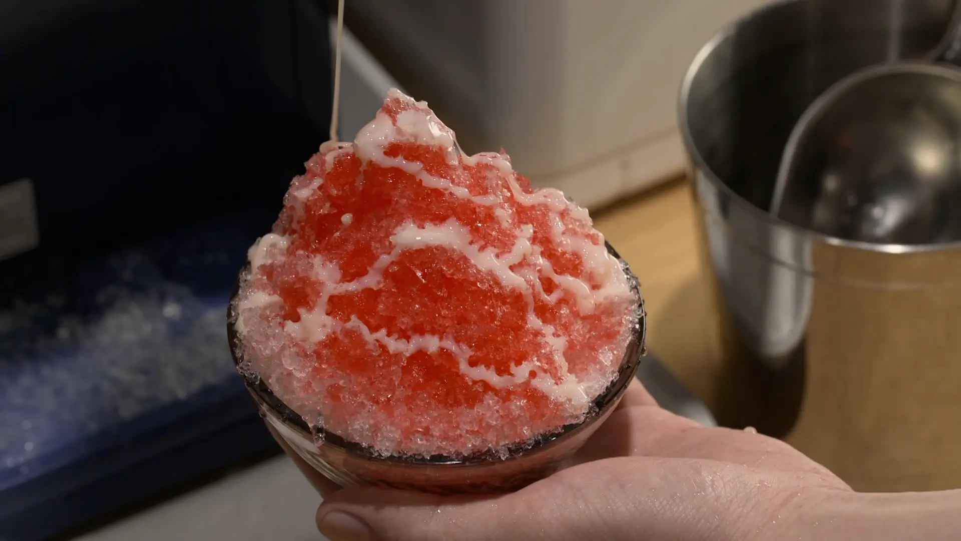 「かき氷」はシロップとトッピングで好みの味に