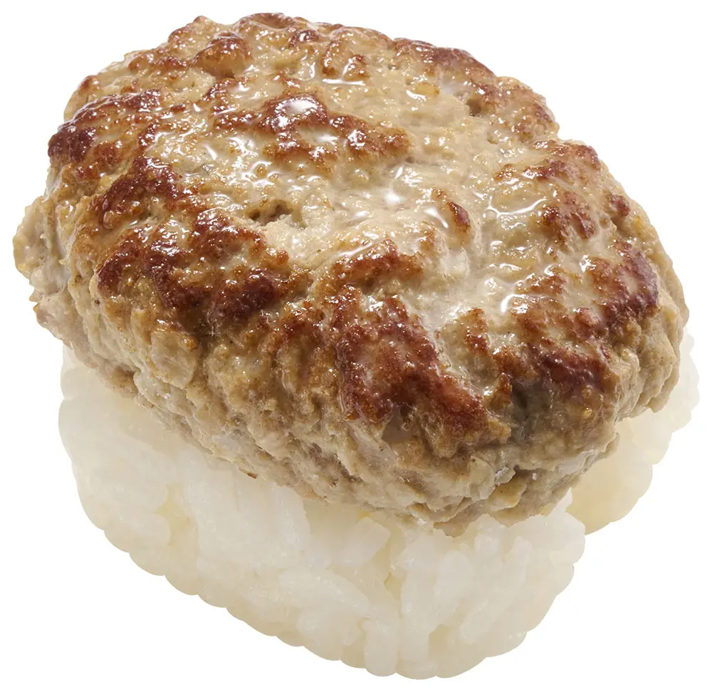肉汁たっぷりの本格ハンバーグのにぎり「こだわりハンバーグにぎり」