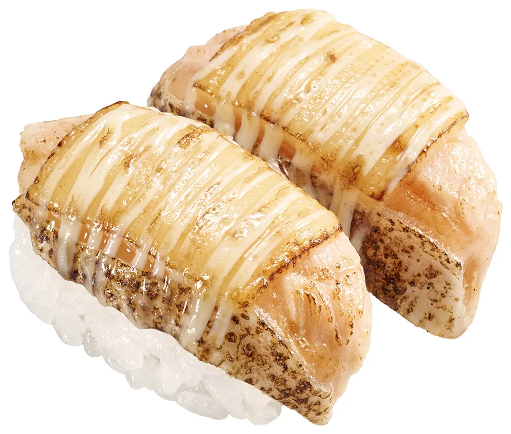 香ばしい「サーモン チーズマヨ炙り」