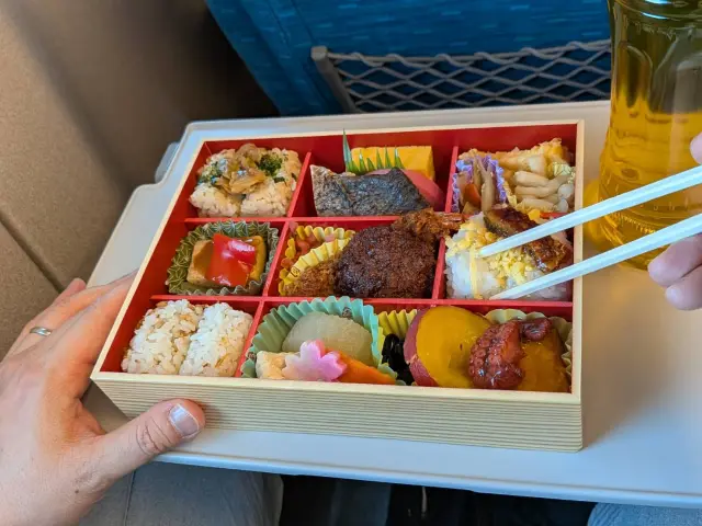 Ekiben, or train station bento, for enjoying local flavors while traveling