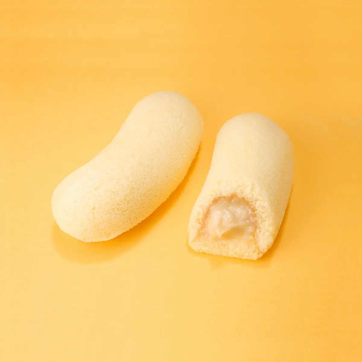 Enjoy the fluffy texture and creamy filling.