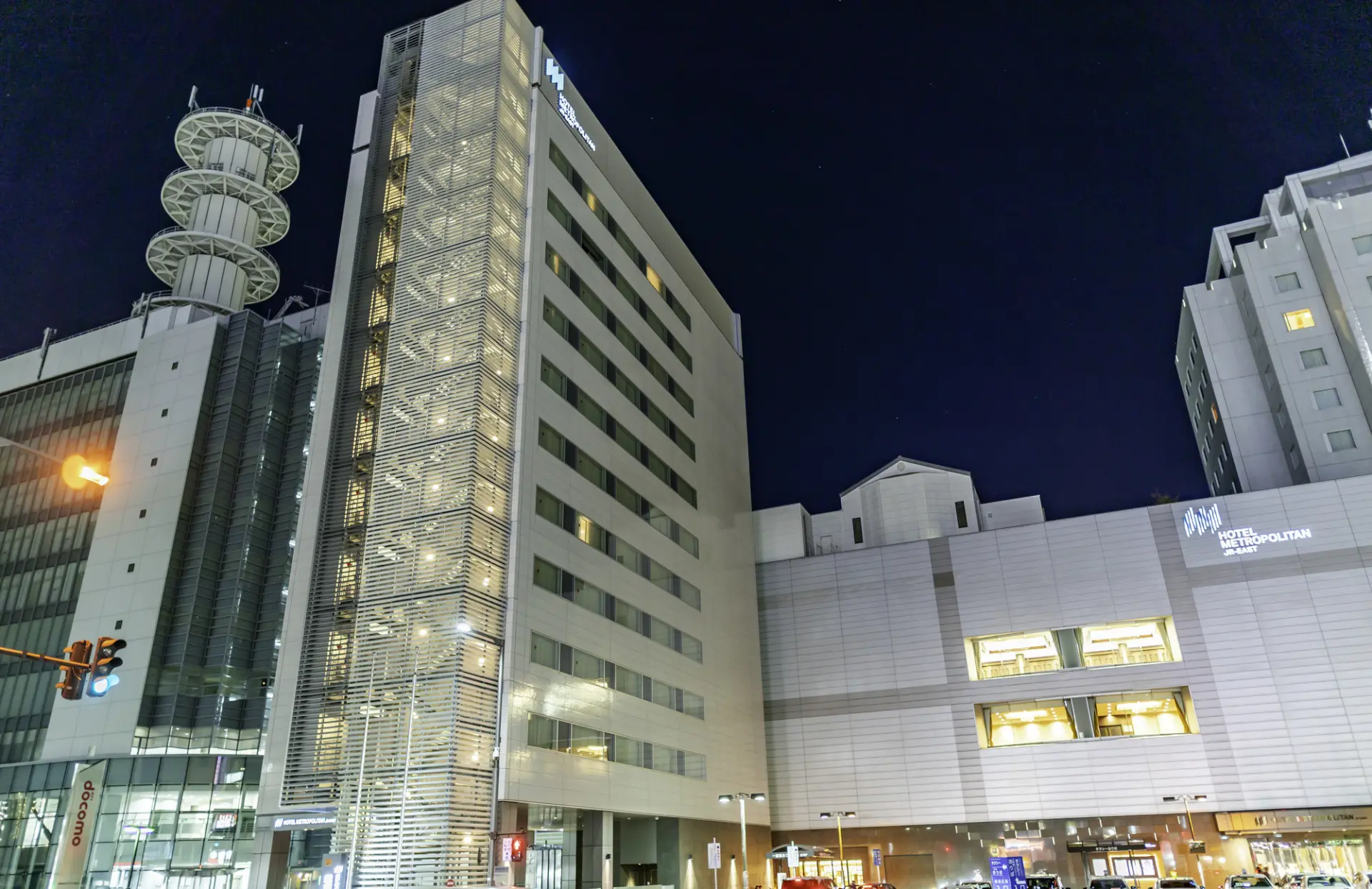 與JR山形站東口直通,步行0分鐘即可抵達的「山形大都會大飯店」