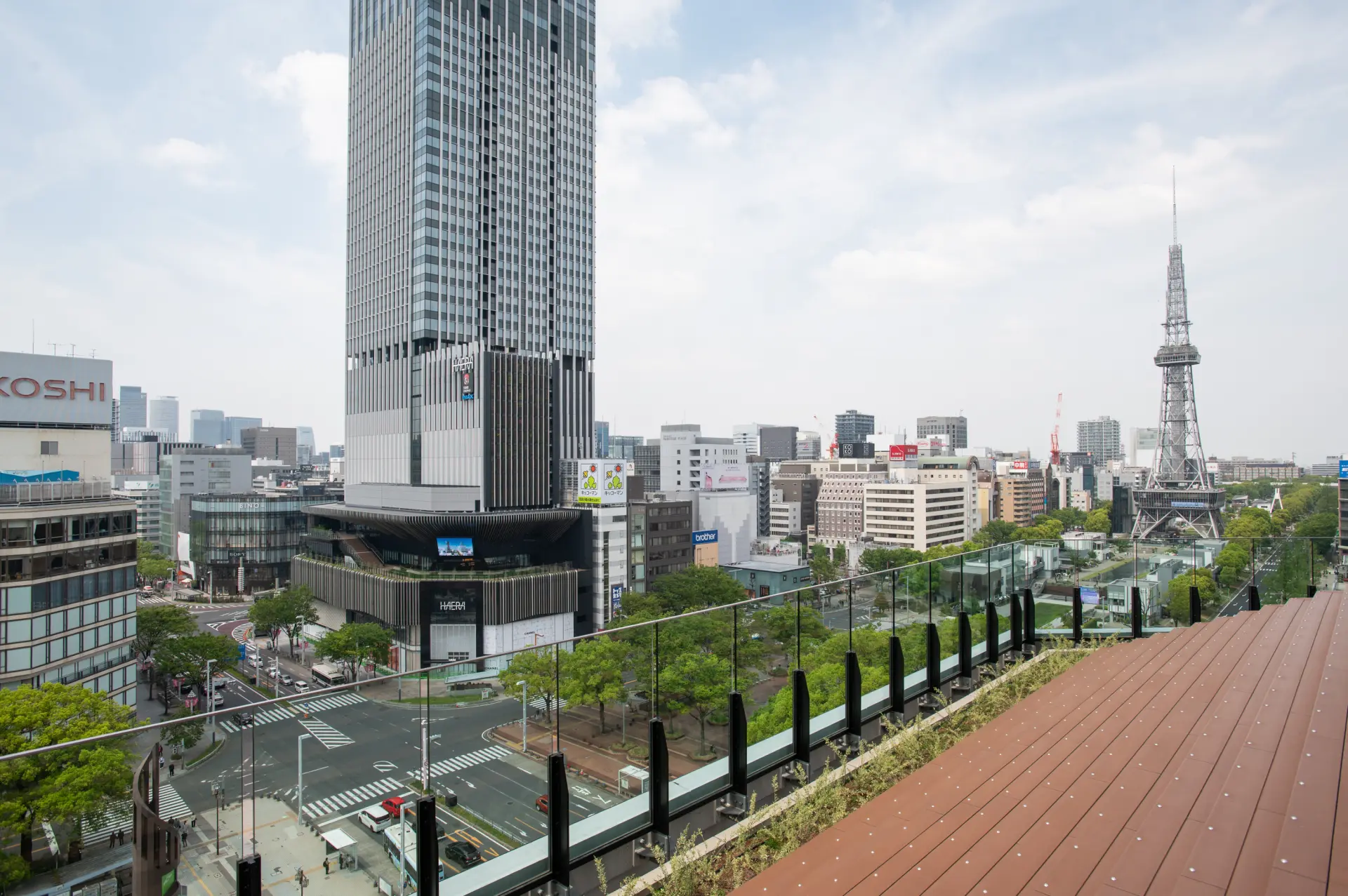 可清楚眺望久屋大通公园与中部电力