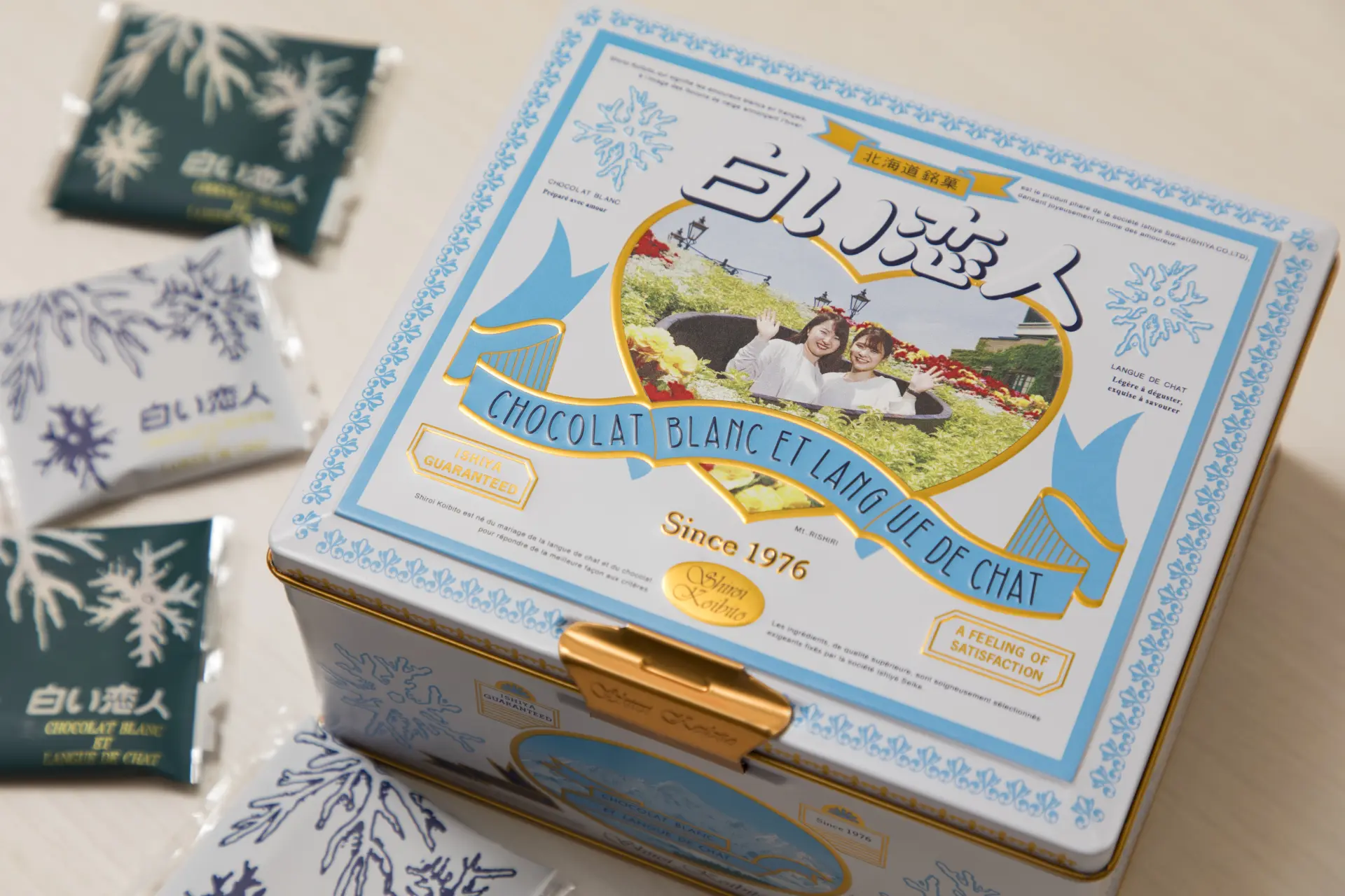 札幌の代表的銘菓「白い恋人」のオリジナル缶も作ってみよう