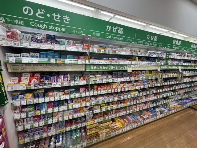 醫藥品依症狀分類陳列