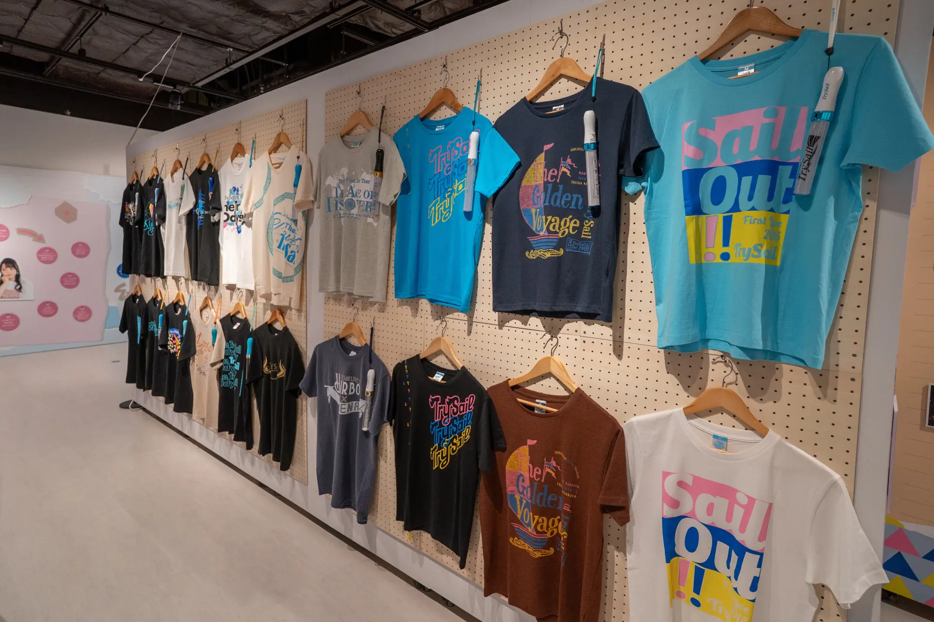 A lineup of live T-shirts from the past 10 years at the anniversary event
*This event has ended.
