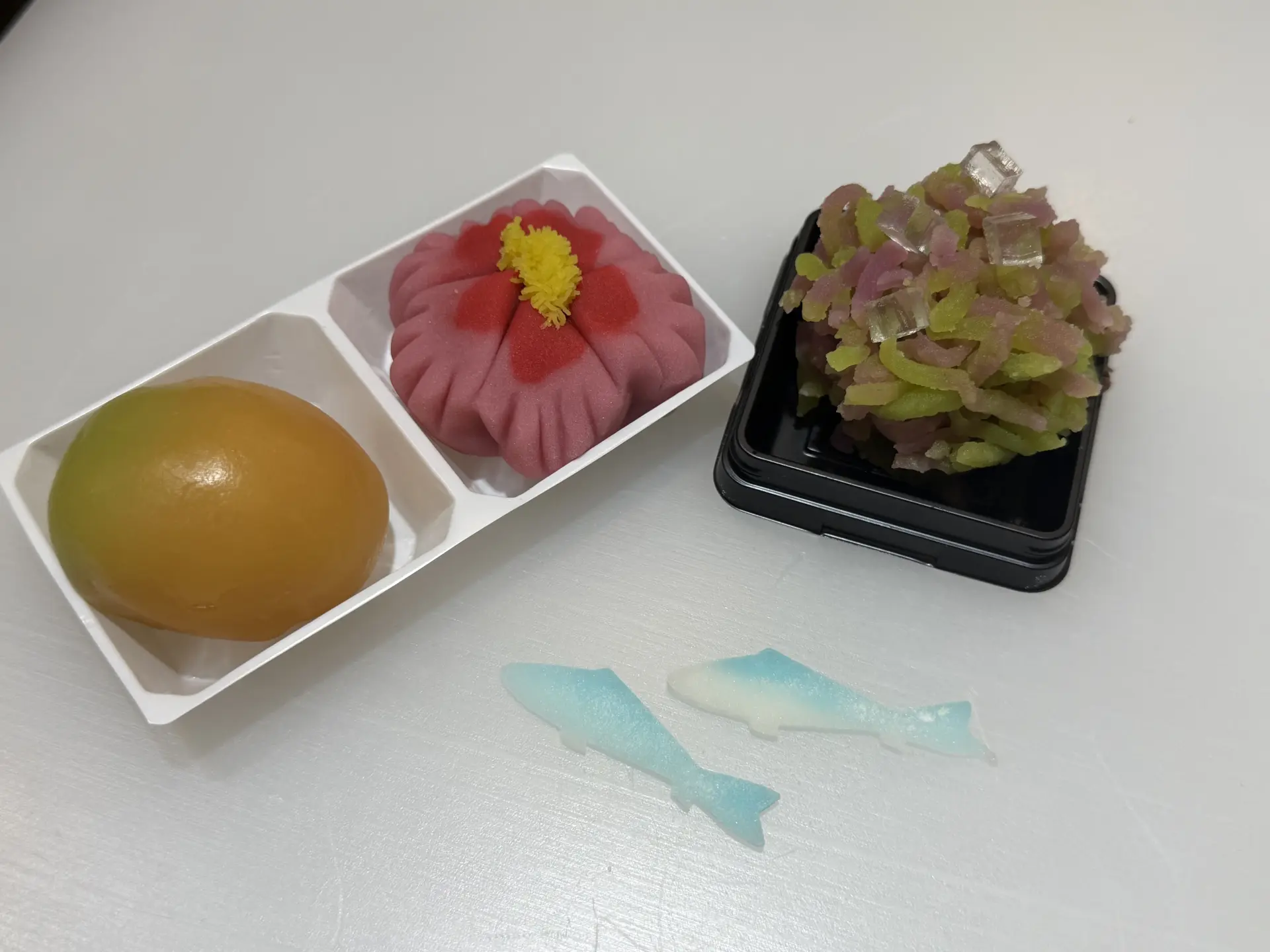 今回作った和菓子たち
