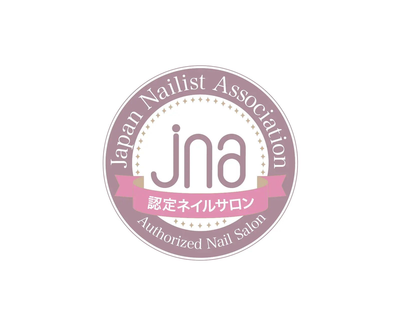 日本美甲师协会认证标志