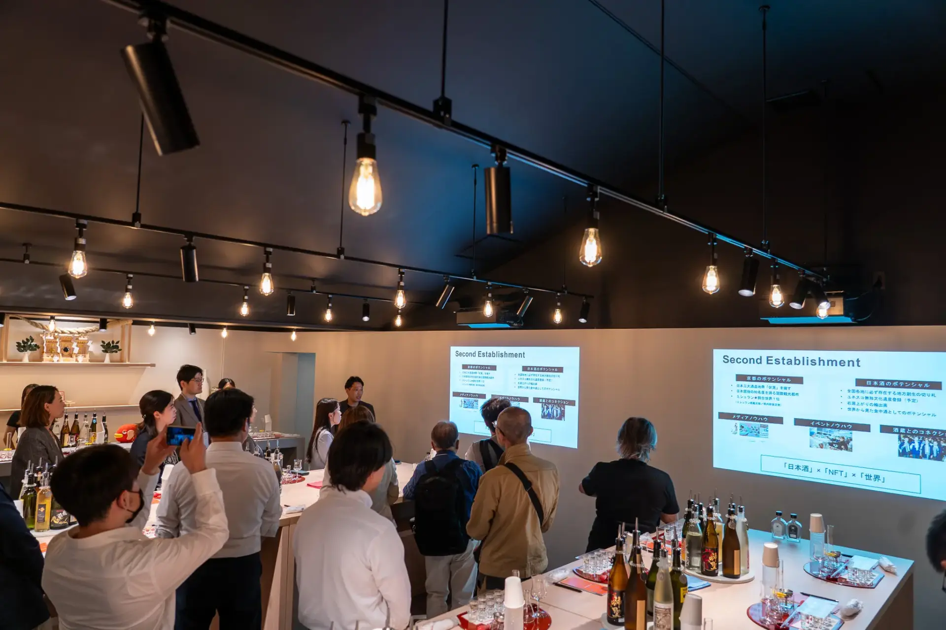 也會由工作人員講解日本酒知識的體驗設施「My Sake World京都河原町店」