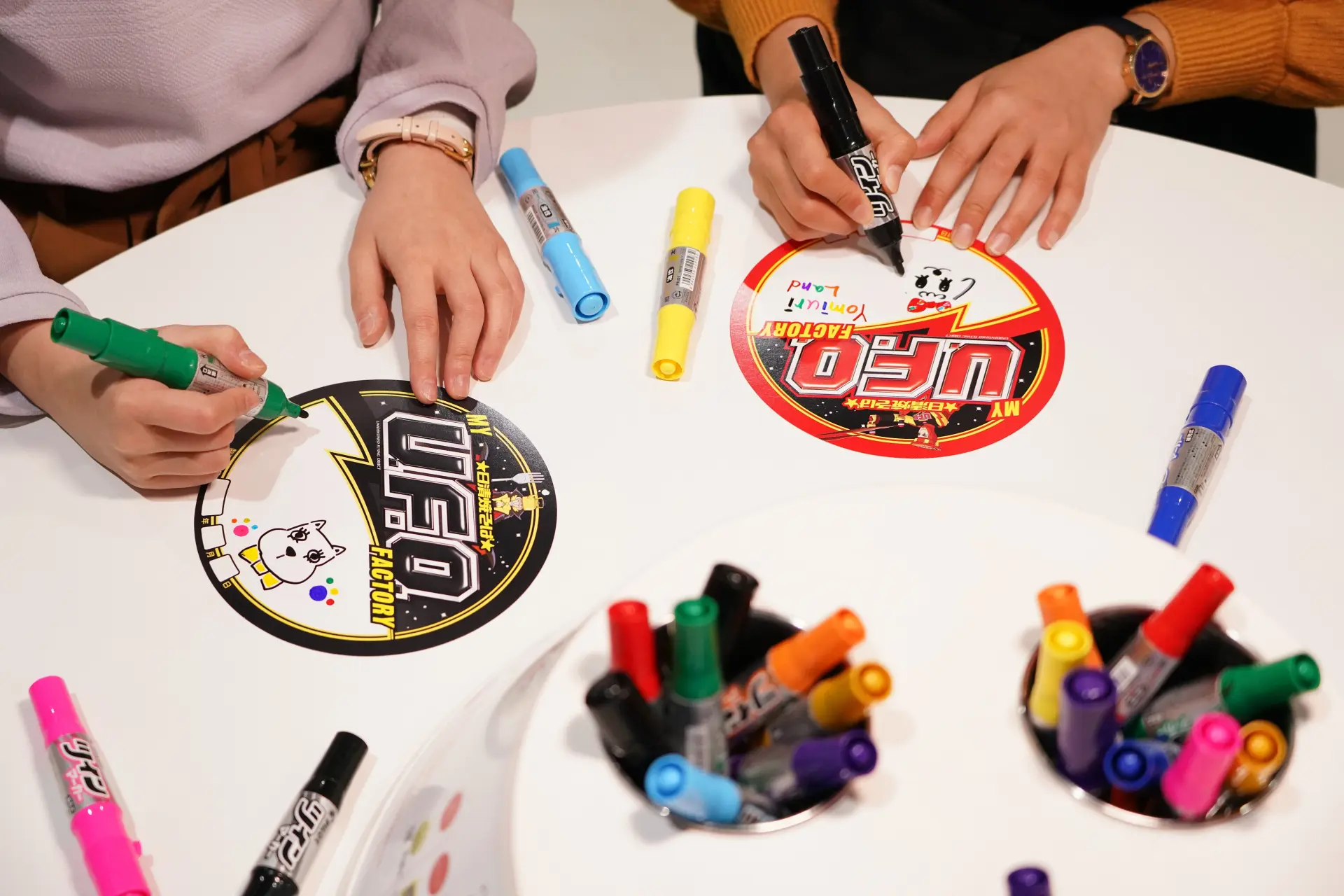 「日清焼そばU.F.O.」作りを体験できる「マイU.F.O.ファクトリー」