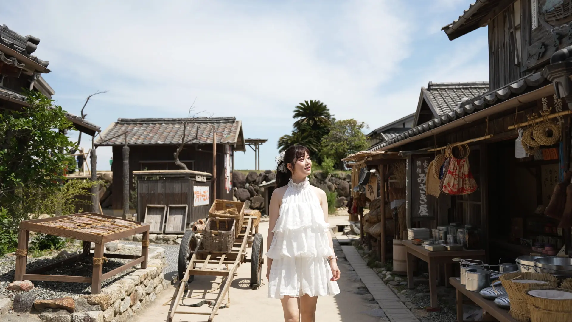 昭和初期の町並みを再現した「二十四の瞳映画村」