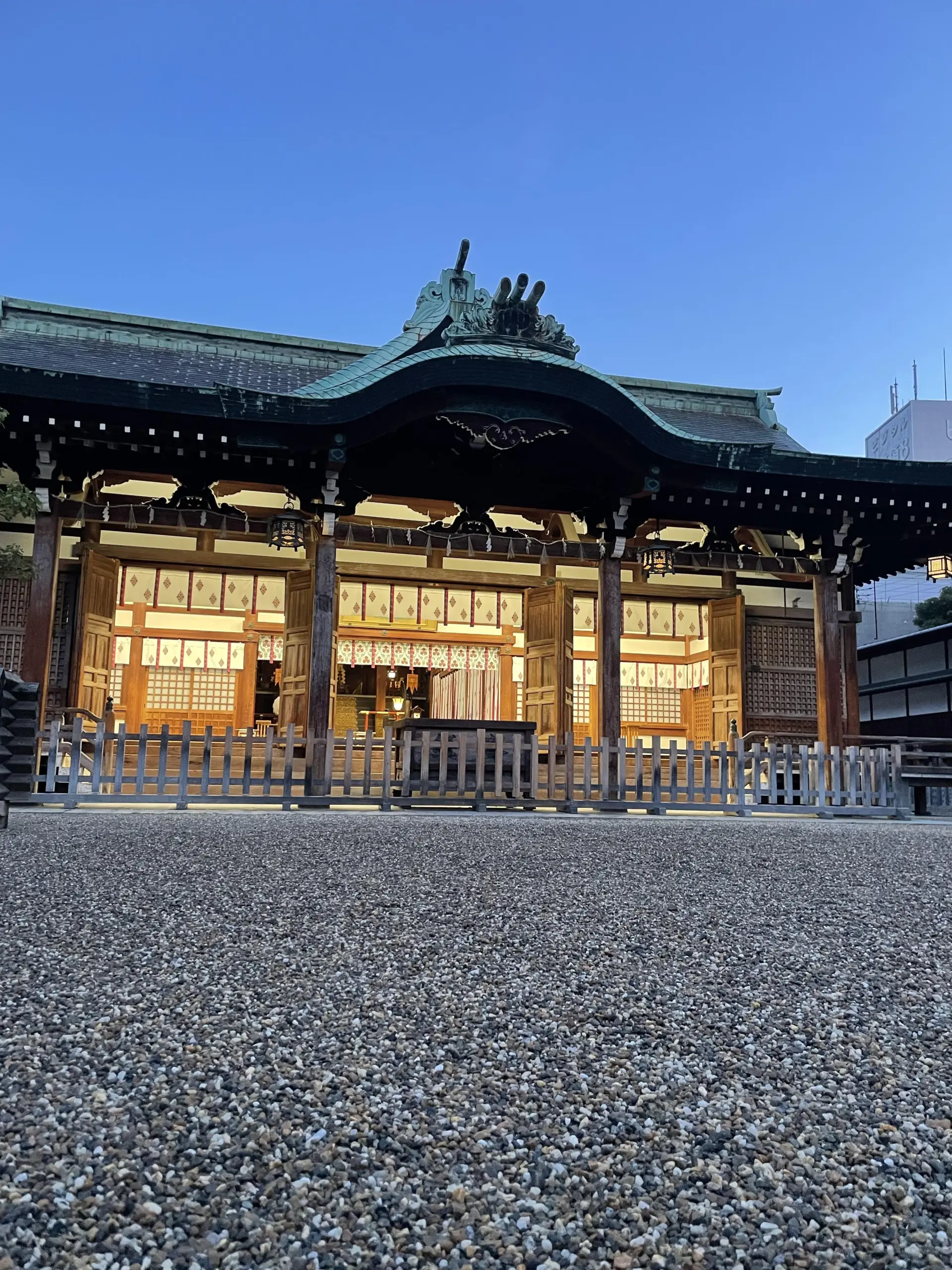 五柱神が祀られる本殿