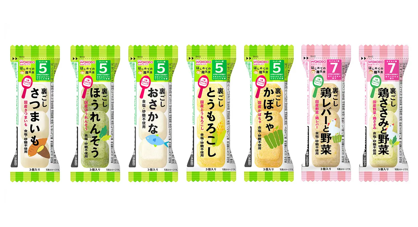 依不同月齡提供多種口味選擇