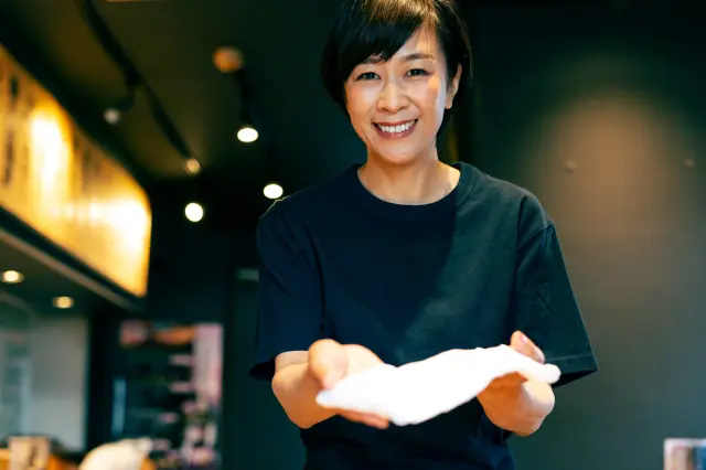相手を気遣う「おもてなし」の心を表す文化として受け継がれてきたおしぼり