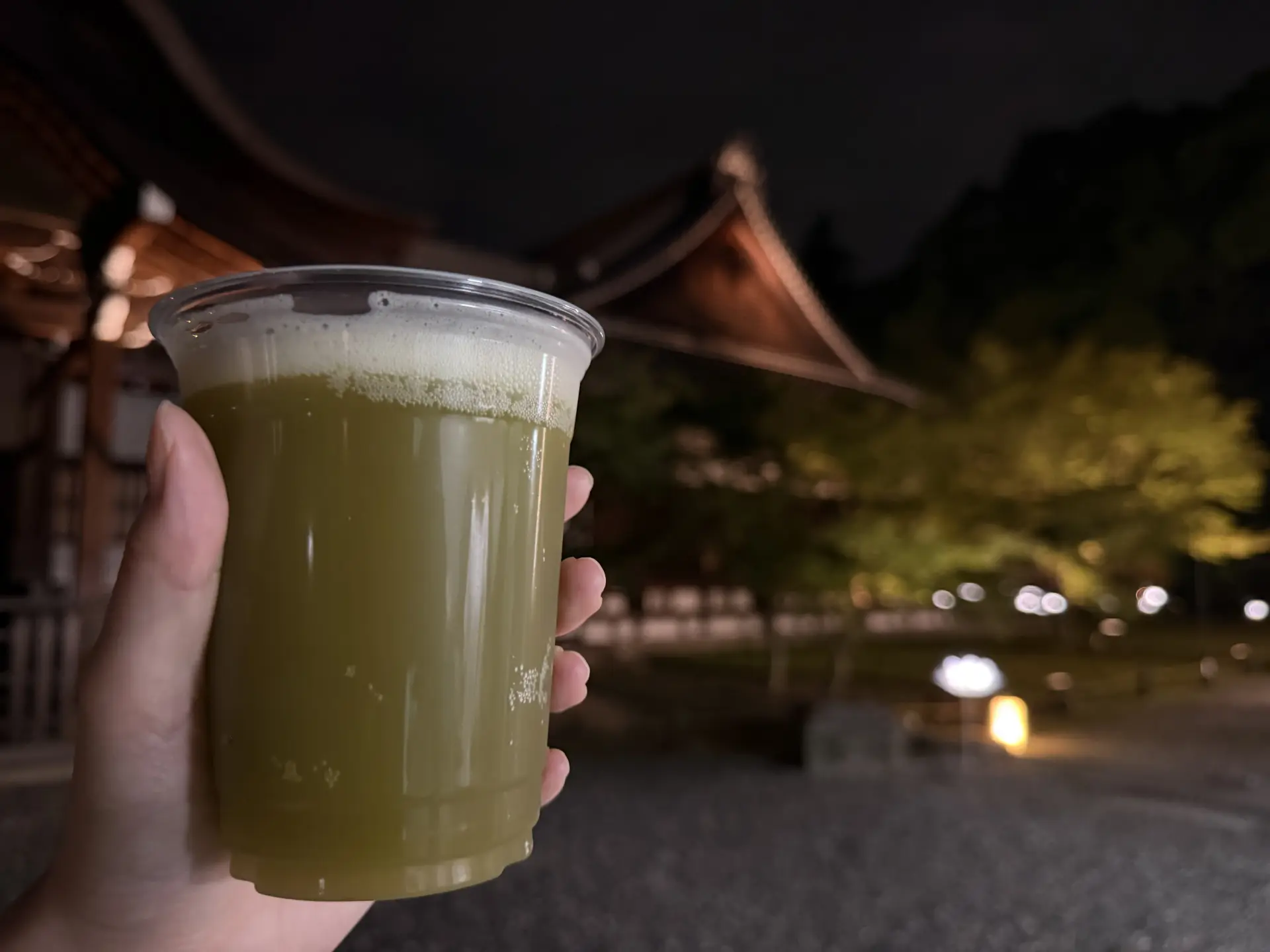 「京都嵐山 FUKUSHICHI」の抹茶ビール