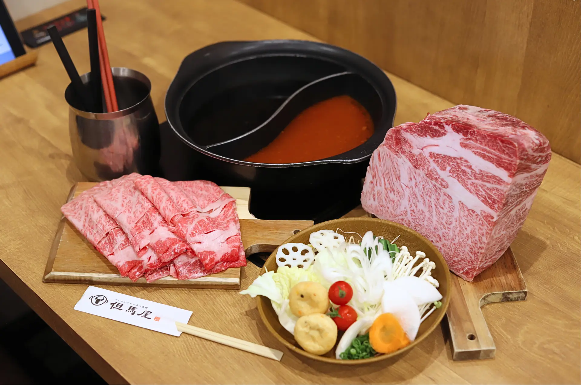 熊本和牛を堪能！「但馬屋 サクラマチクマモト店」のしゃぶしゃぶ