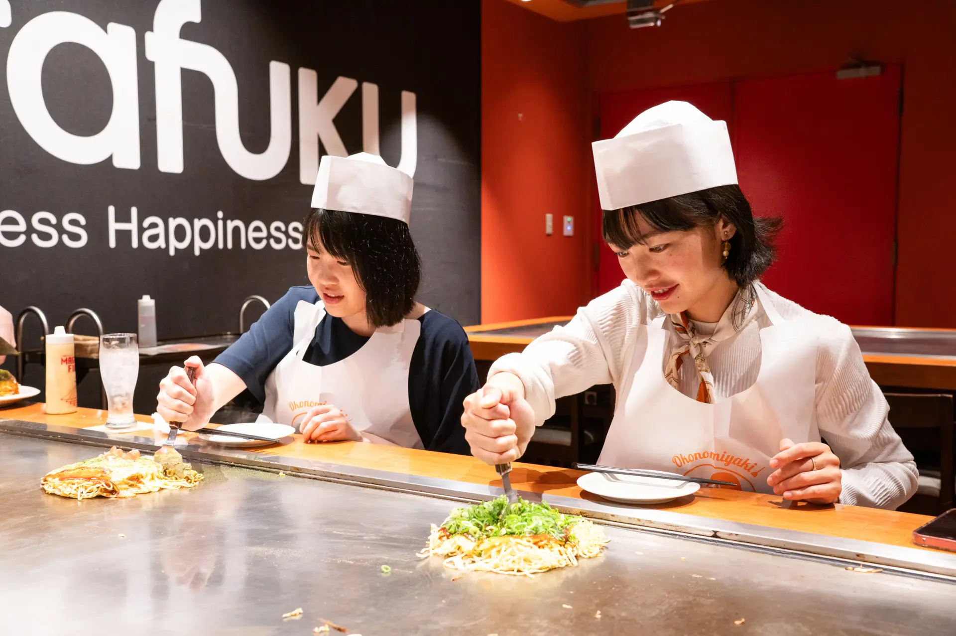 Okonomiyaki that is fun to make and delicious to eat