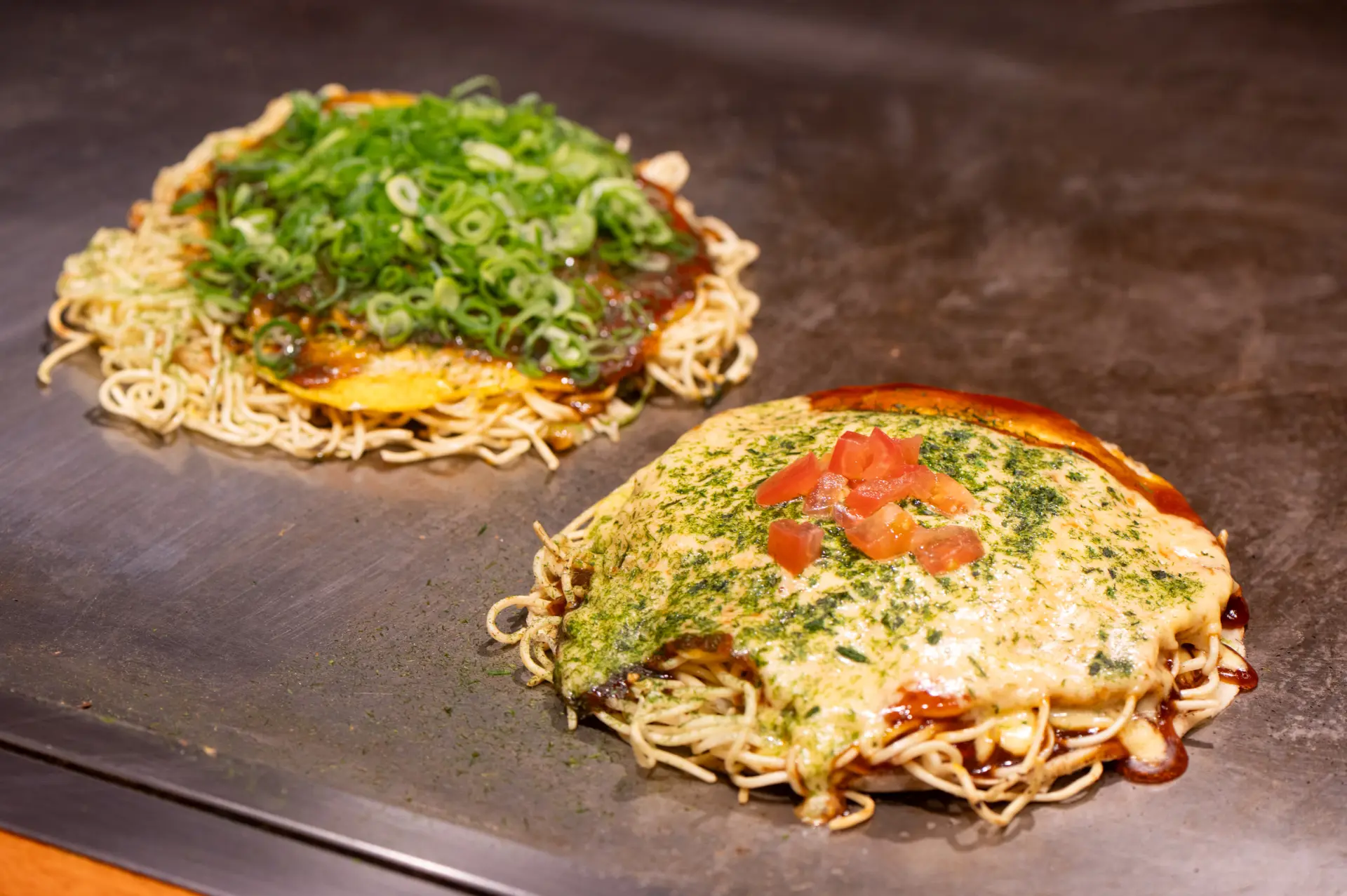 Choose your favorite topping from five options.
